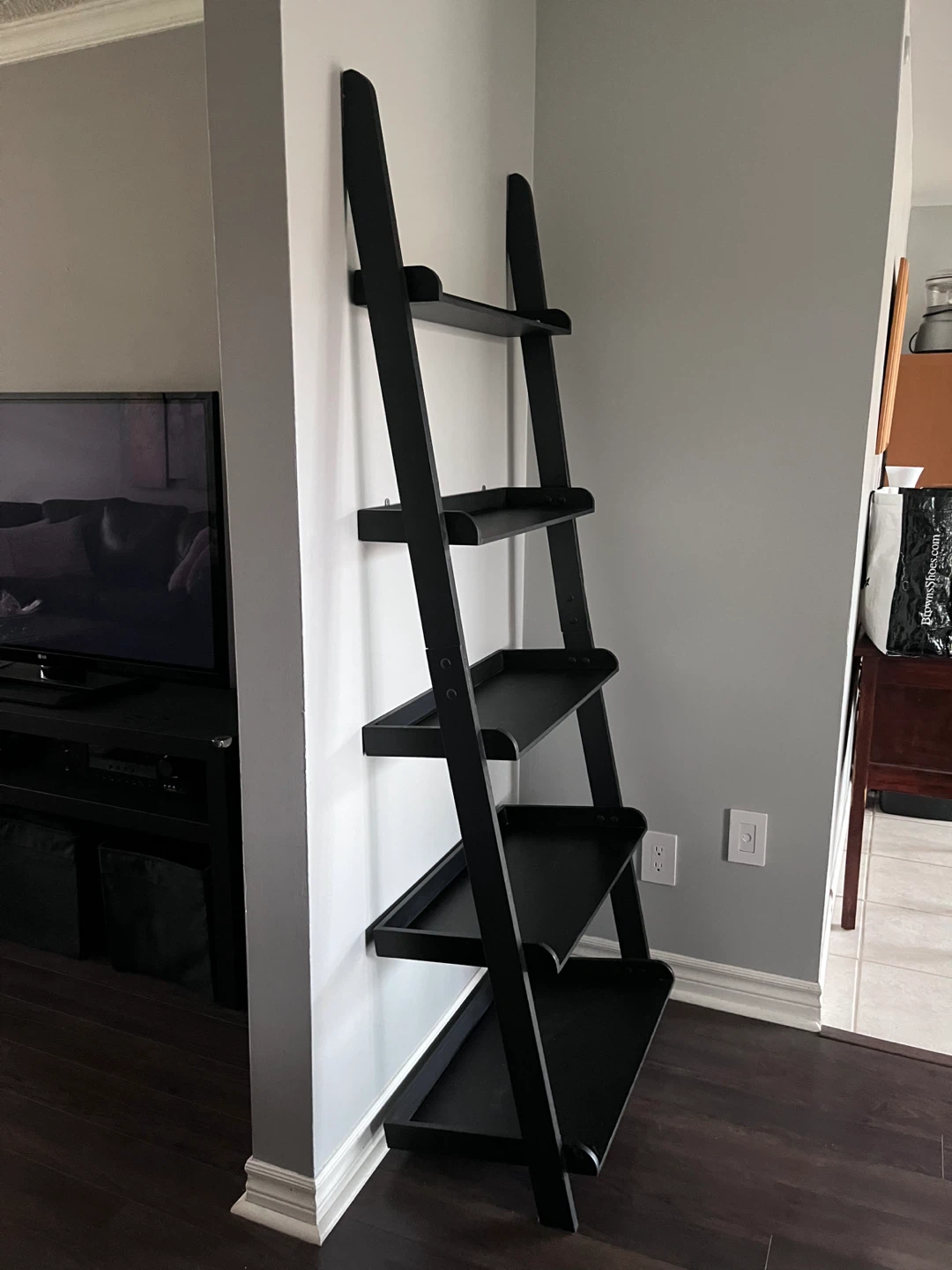 Black Ladder Shelf - 71” Height - photo 2