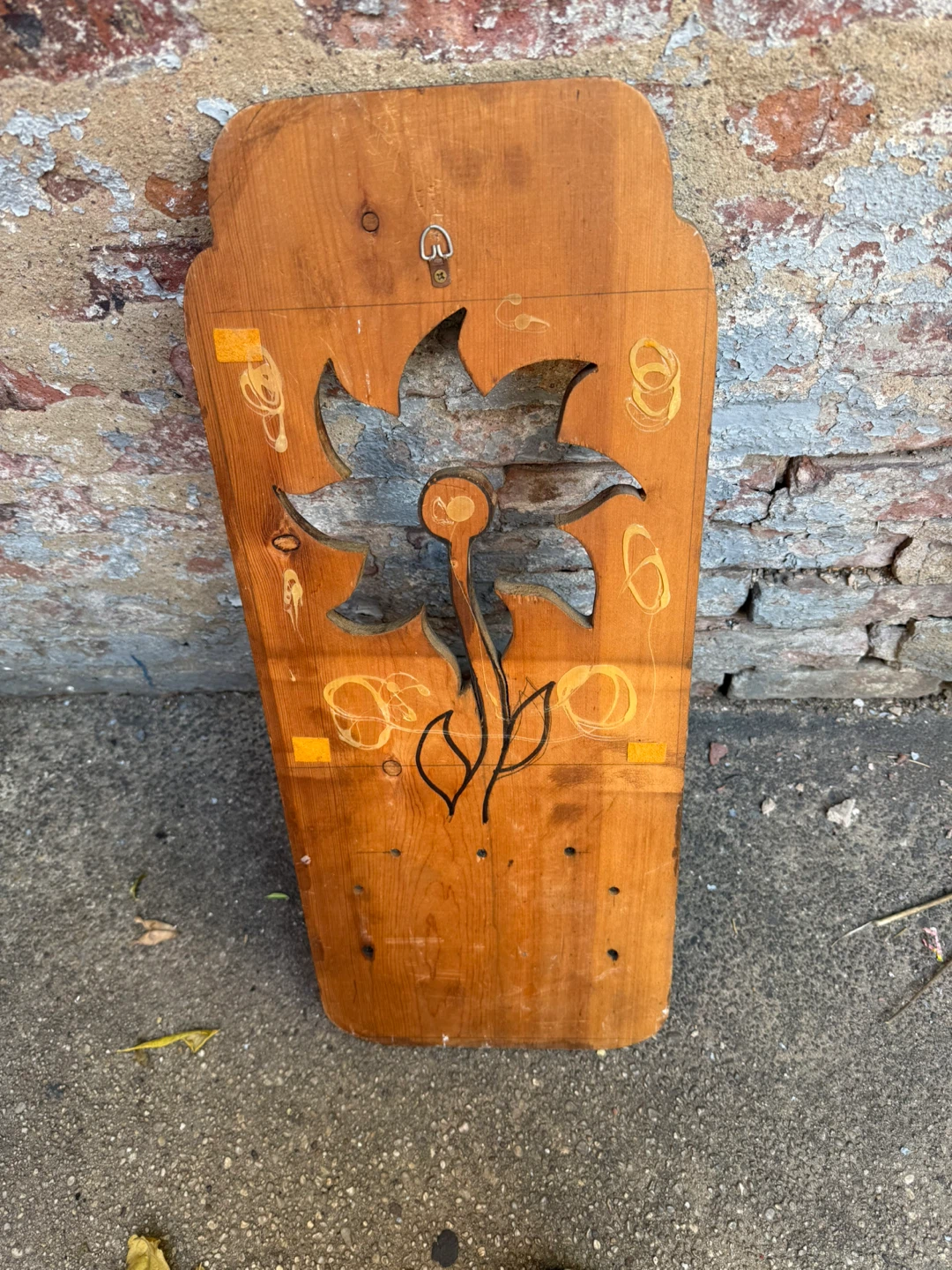 Wooden Flower Wall Shelf - photo 2