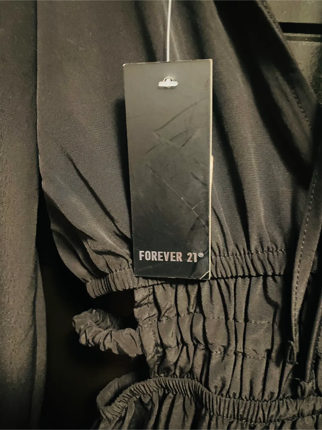 Forever 21 Black Long Sleeve Dress - Size S image indicator(6)