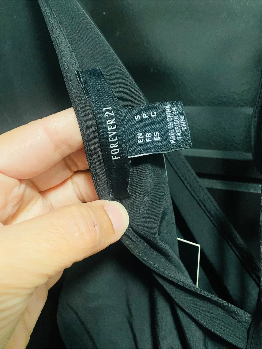 Forever 21 Black Long Sleeve Dress - Size S image indicator(5)