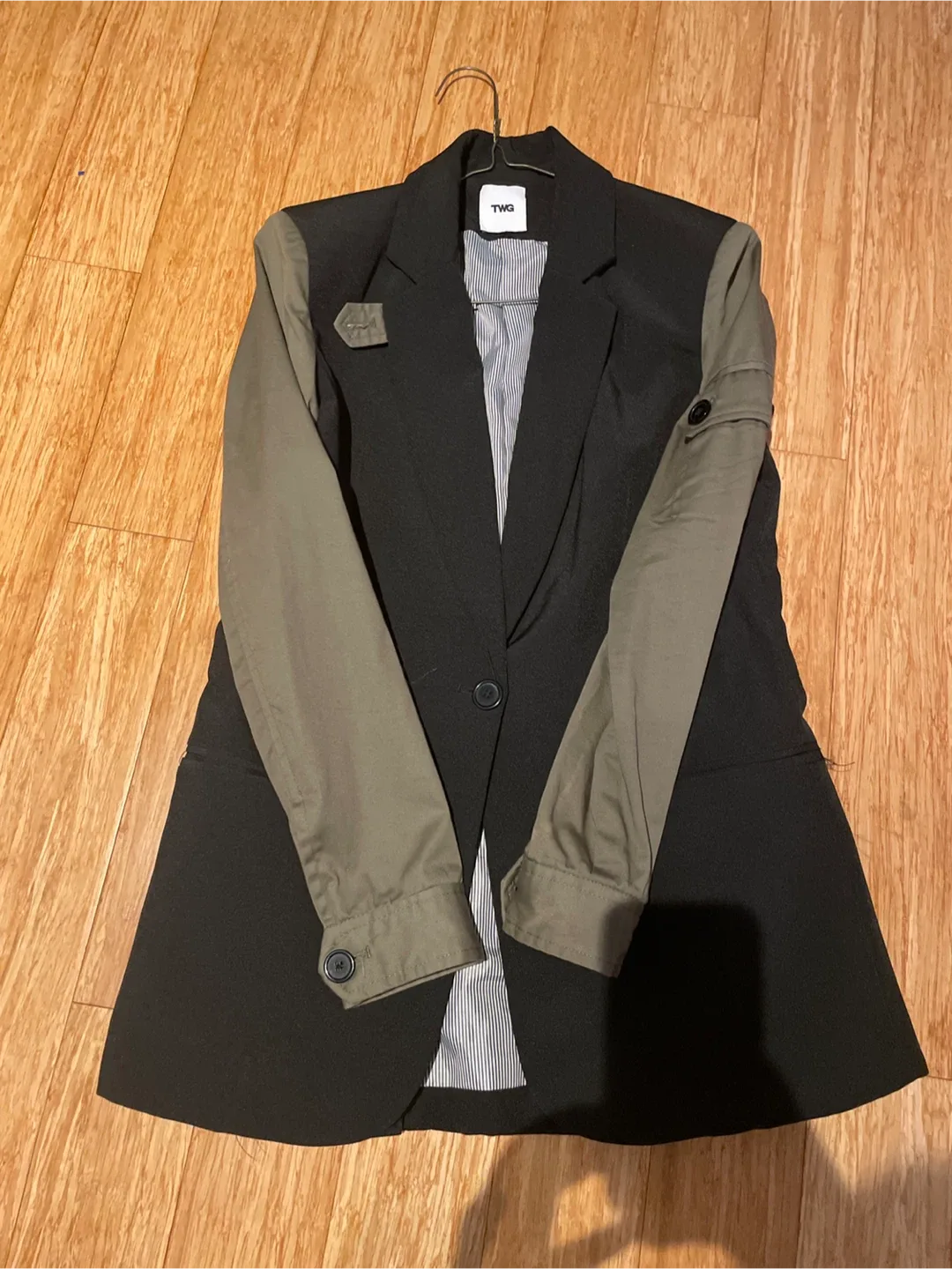 TWG Blazer - Black & Khaki thumbnail