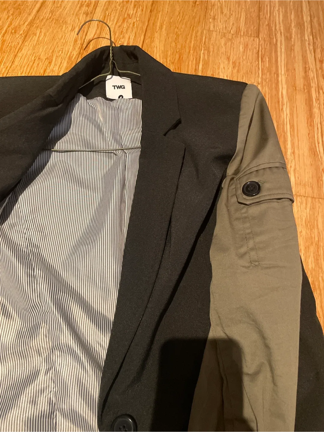 TWG Blazer - Black & Khaki image indicator(2)