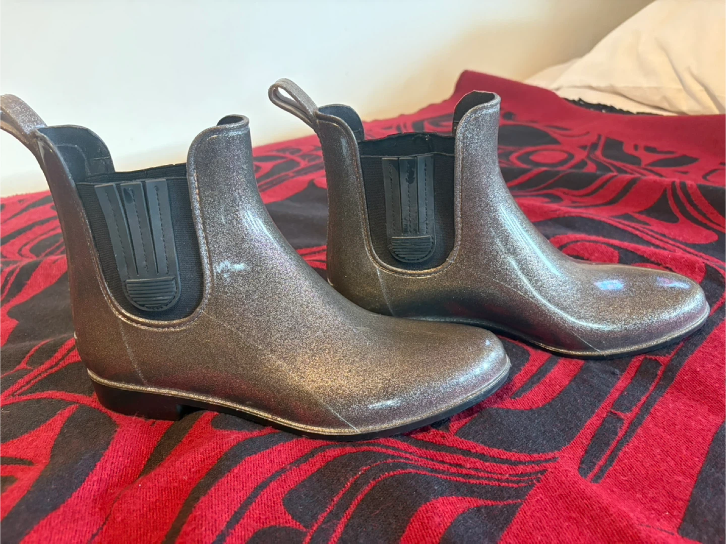 London Fog Chelsea Rain Boots - Size 10
