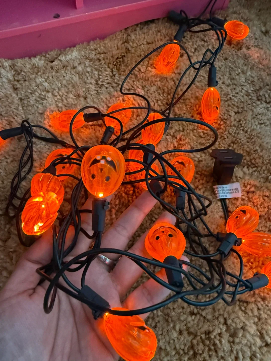 Halloween Pumpkin String Lights firm price