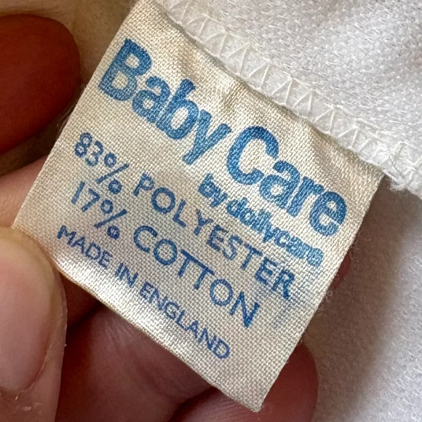 Vintage 1982 Baby Care Eyelet Lace Top Toddler Sz 12-18M Baby image indicator(6)