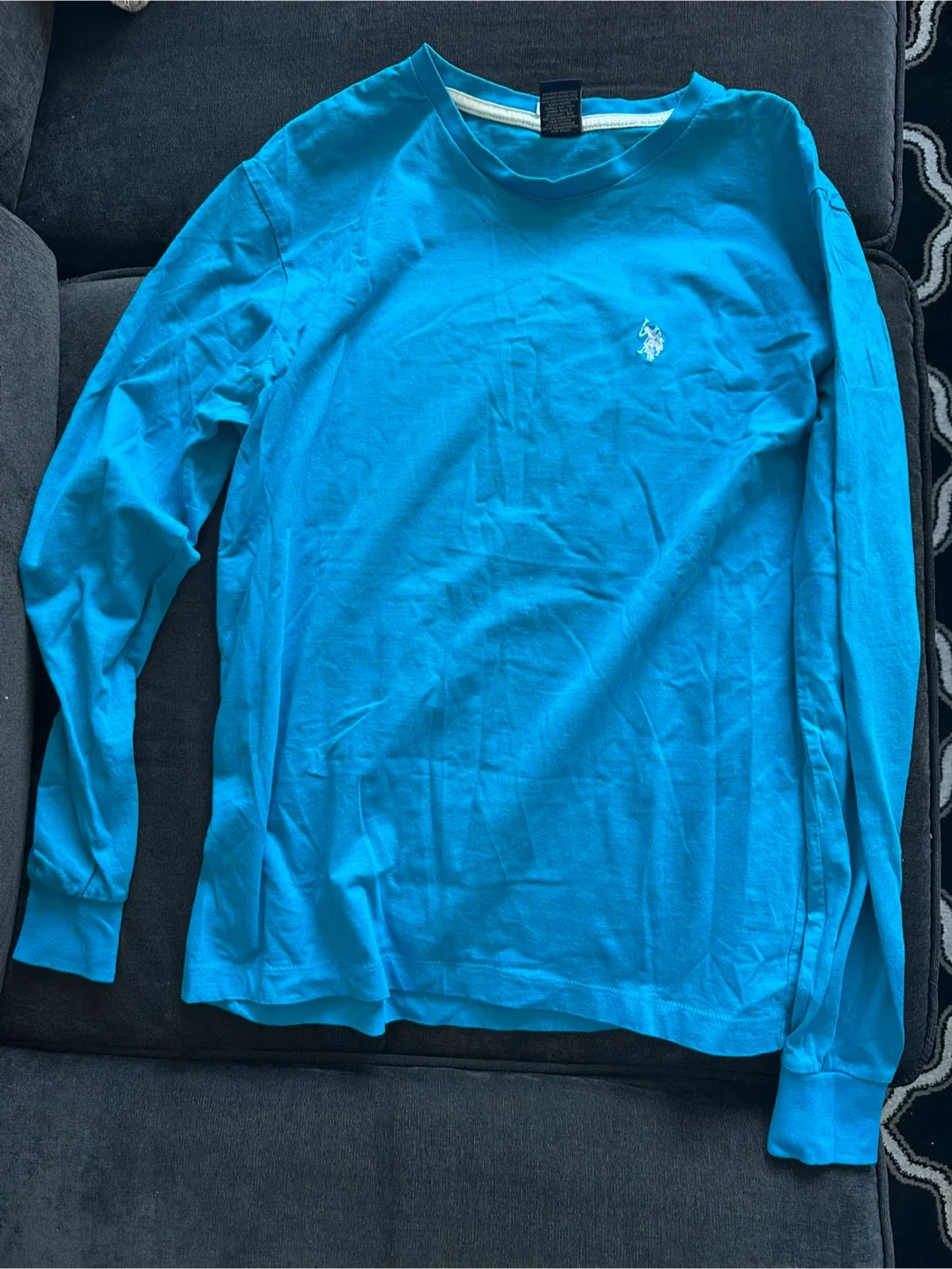 U.S. Polo Assn. Blue Long Sleeve - Size S thumbnail