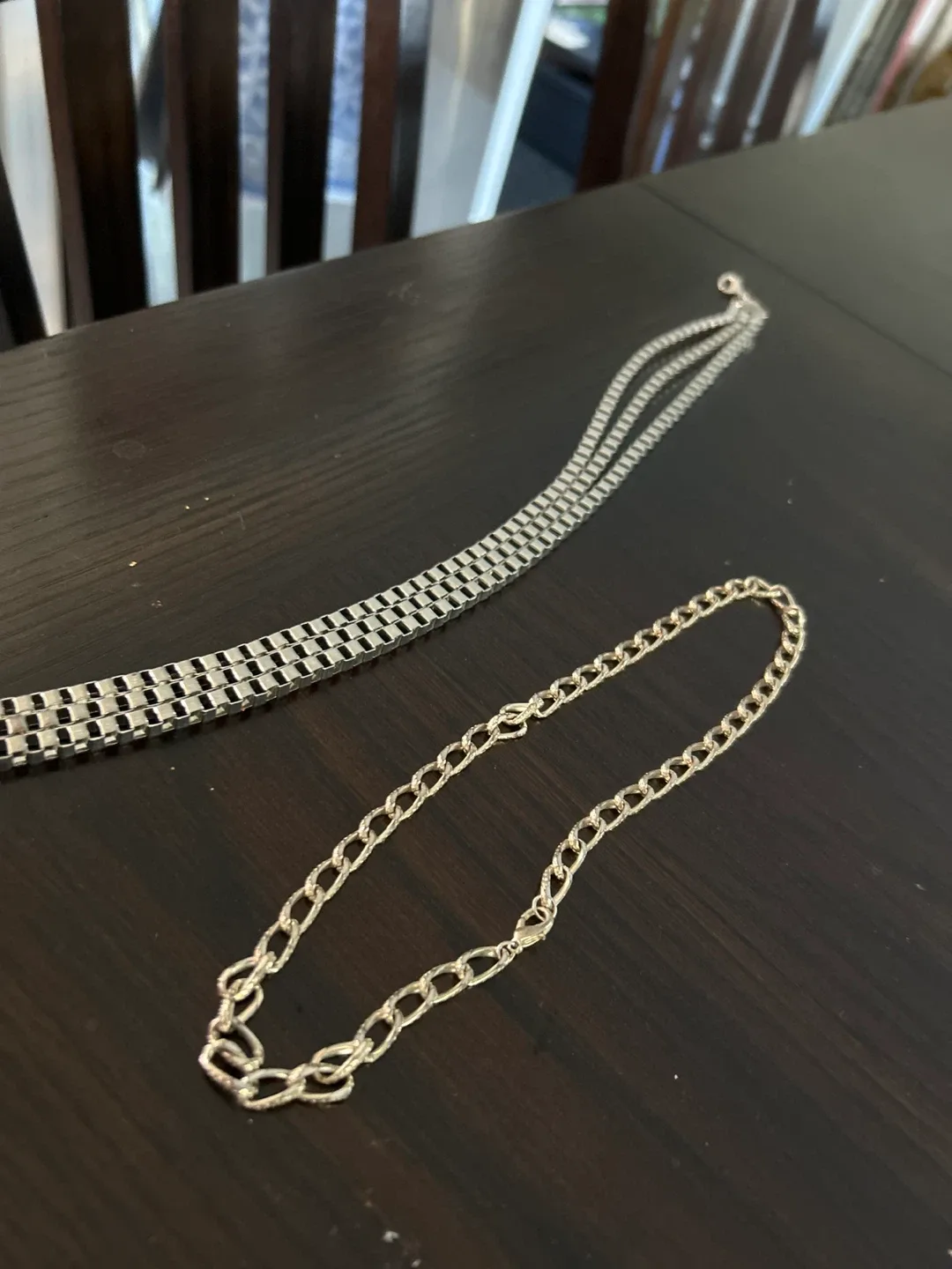 Two Metal Chain Necklaces image indicator(2)