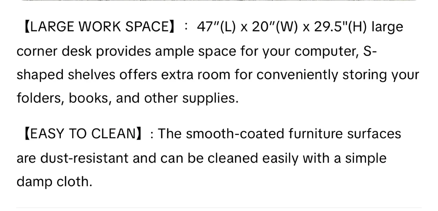L Shaped Computer Desk with Shelves image indicator(6)