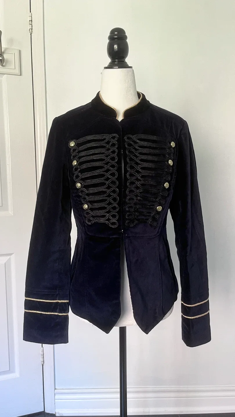 Guess Velvet Military Jacket thumbnail