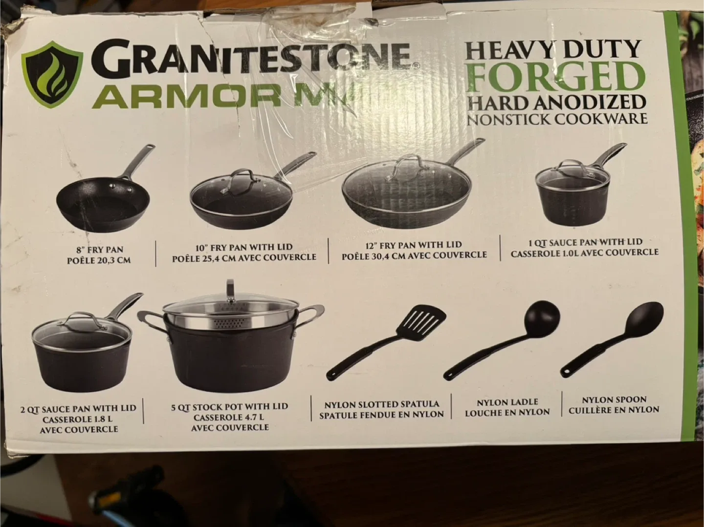 Granitestone Armor Max 14-Piece Cookware Set - New! image indicator(2)