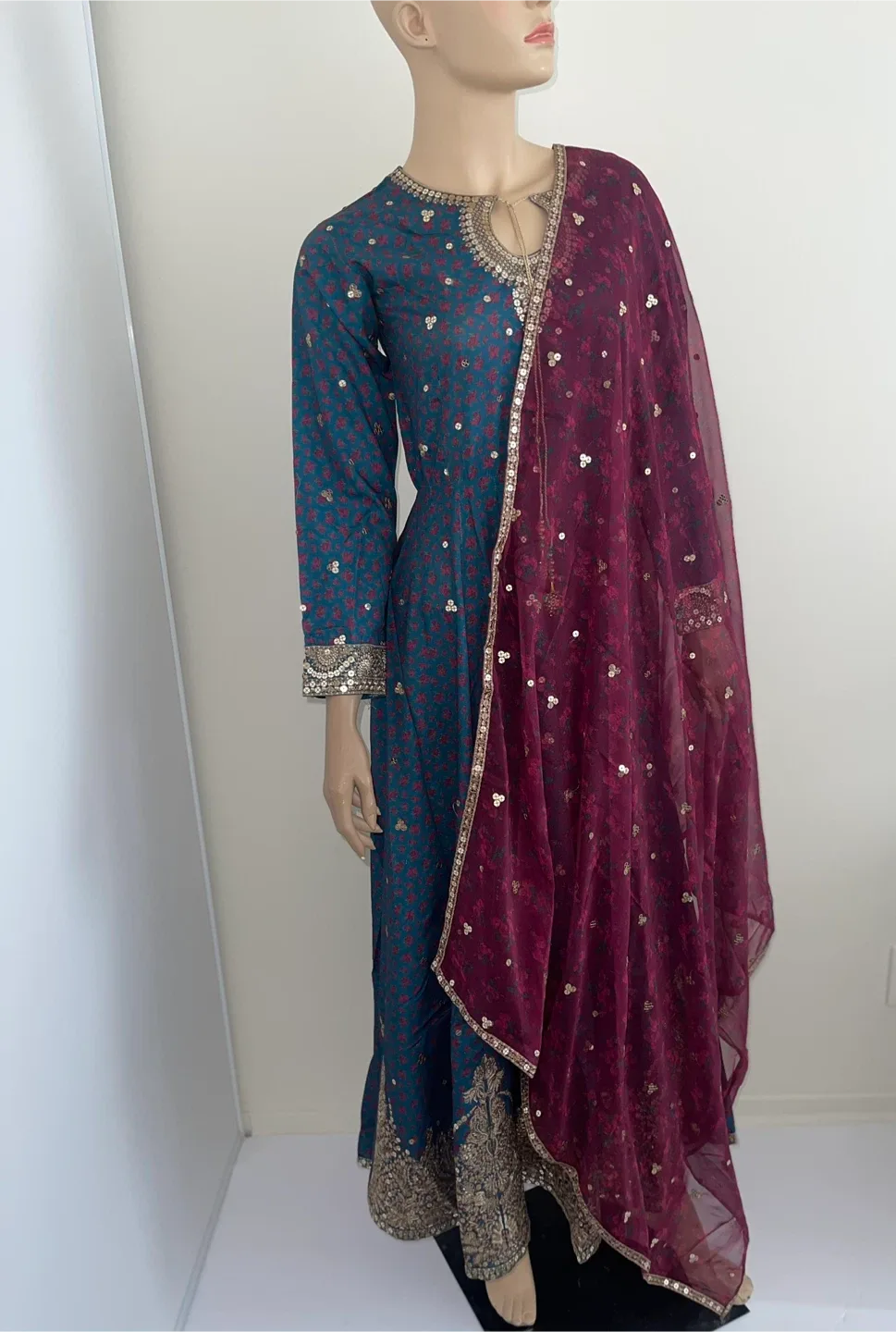 Desi Pakistani Indian maxi dress image indicator(2)