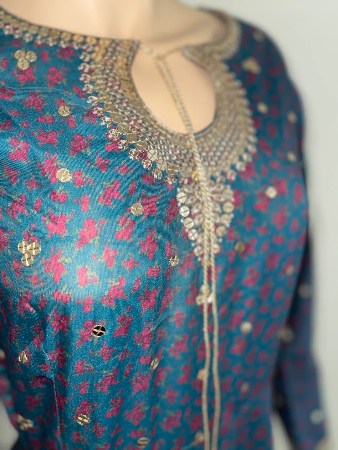 Desi Pakistani Indian maxi dress image indicator(3)