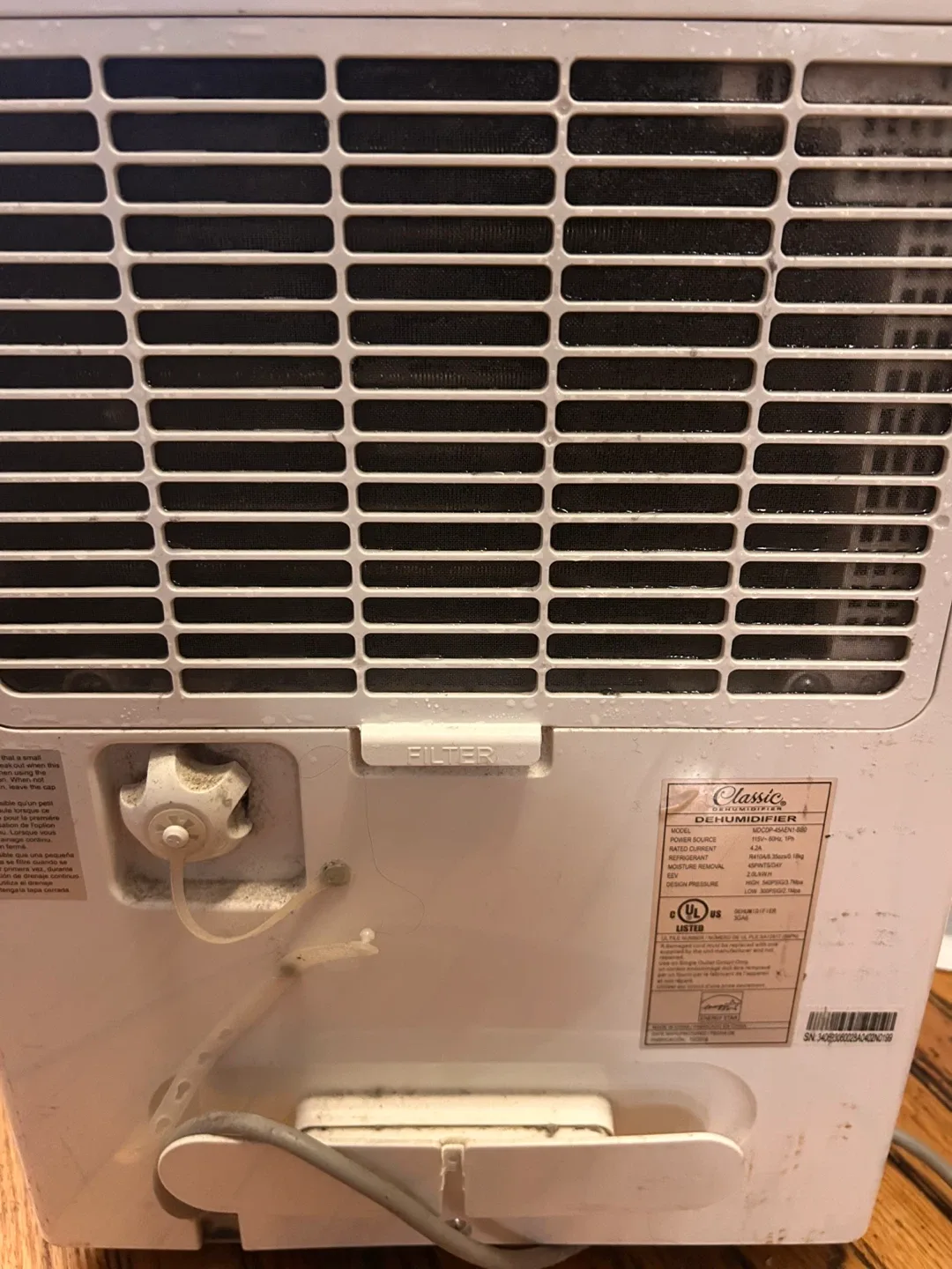 OBO Classic Dehumidifier MDCP-45AEN1-BB0 image indicator(2)