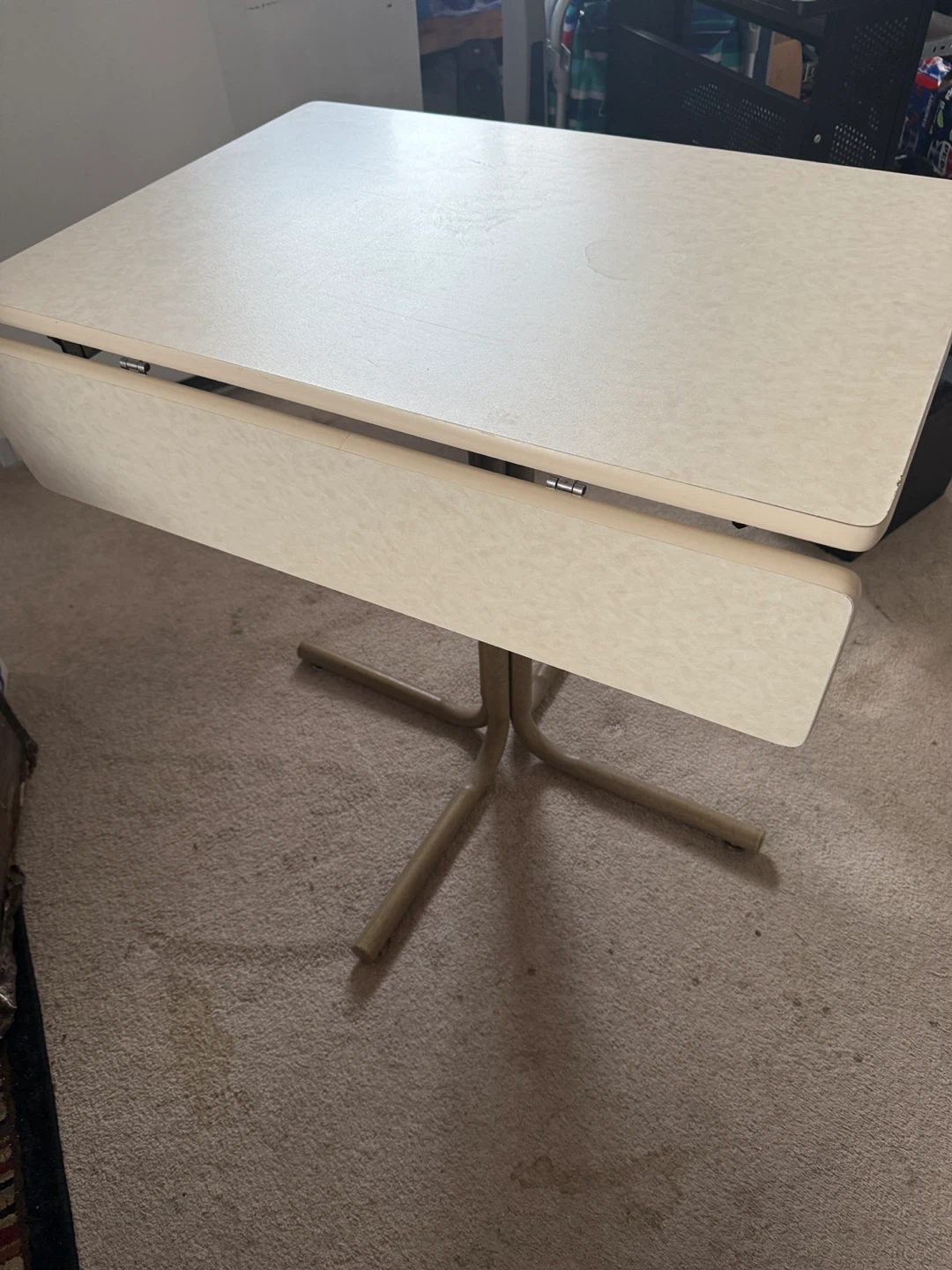 Drop Leaf Table - Beige - photo 2