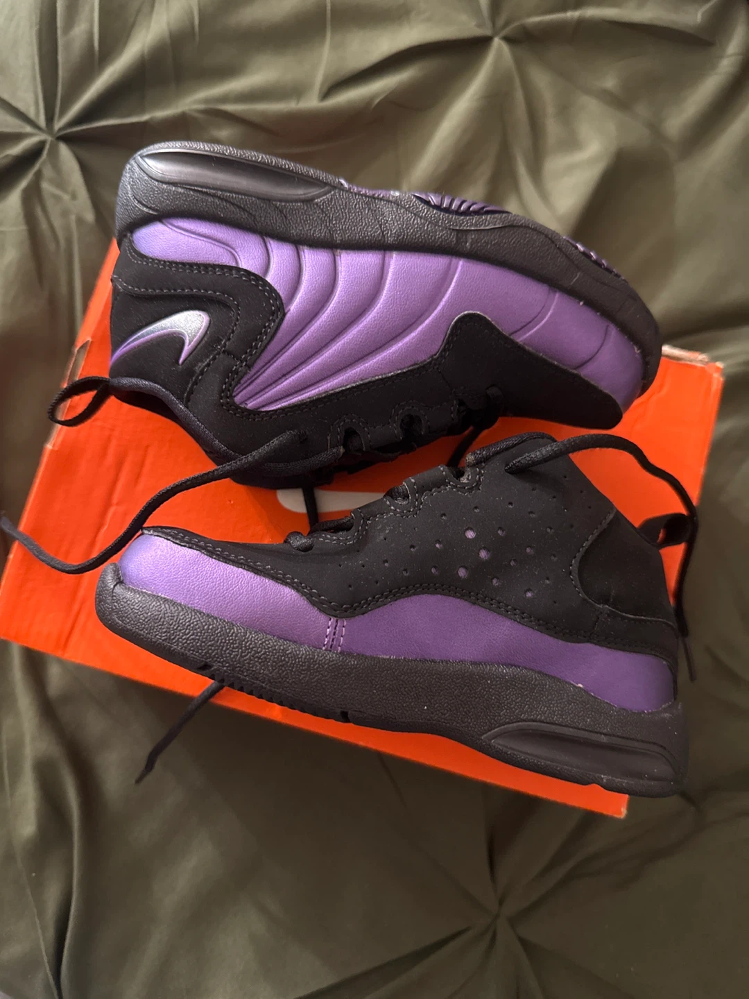 Nike Lil Penny Posite Black/Purple Shoes
