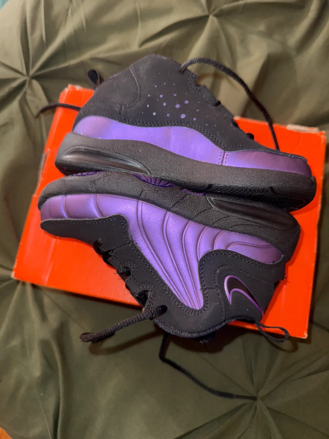 Nike Lil Penny Posite Black/Purple Shoes - photo 3