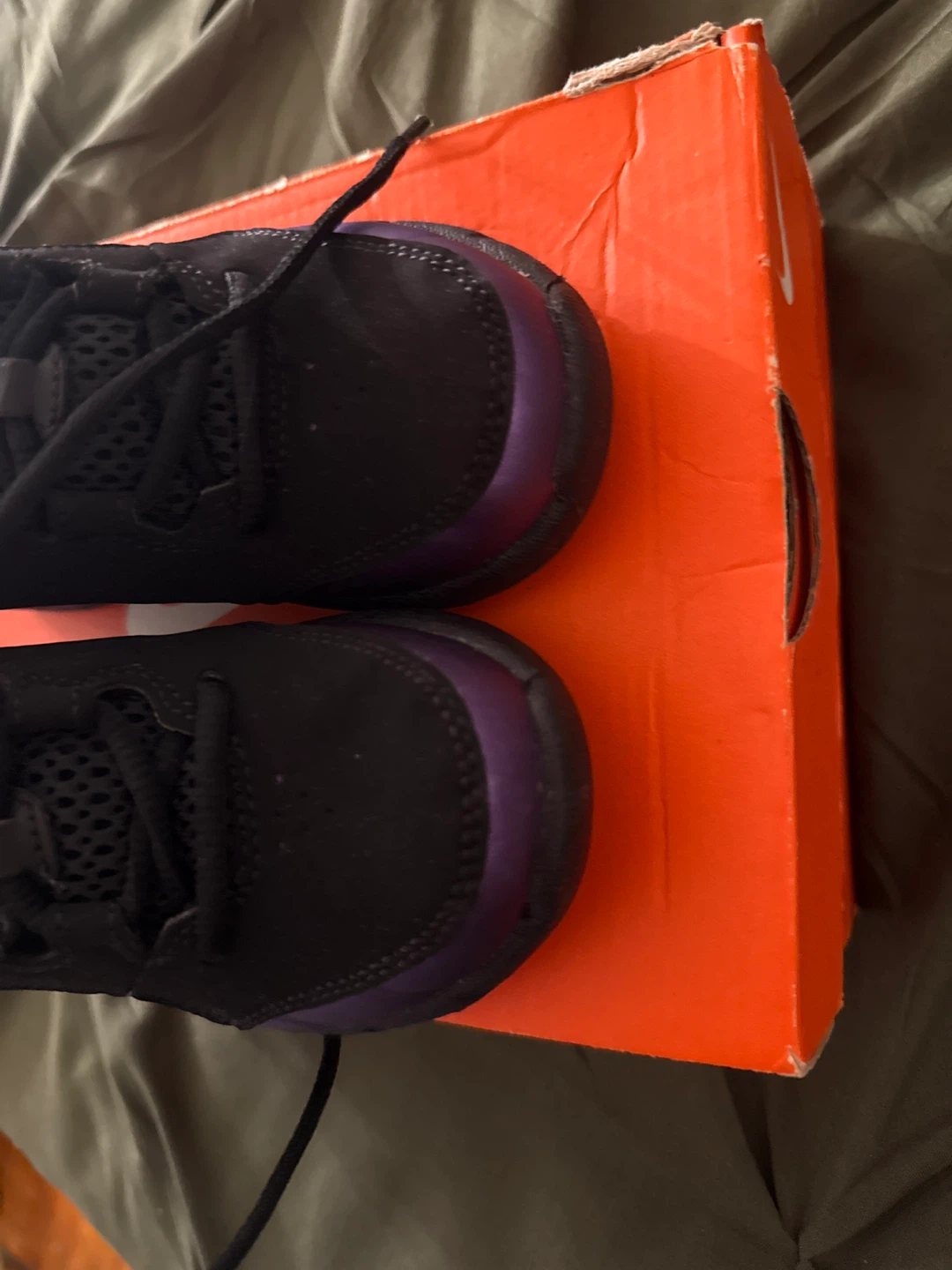 Nike Lil Penny Posite Black/Purple Shoes - photo 4
