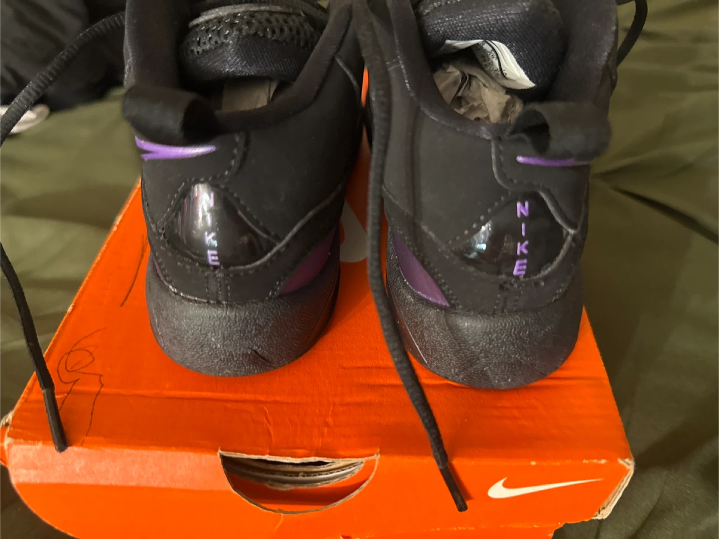 Nike Lil Penny Posite Black/Purple Shoes - photo 5
