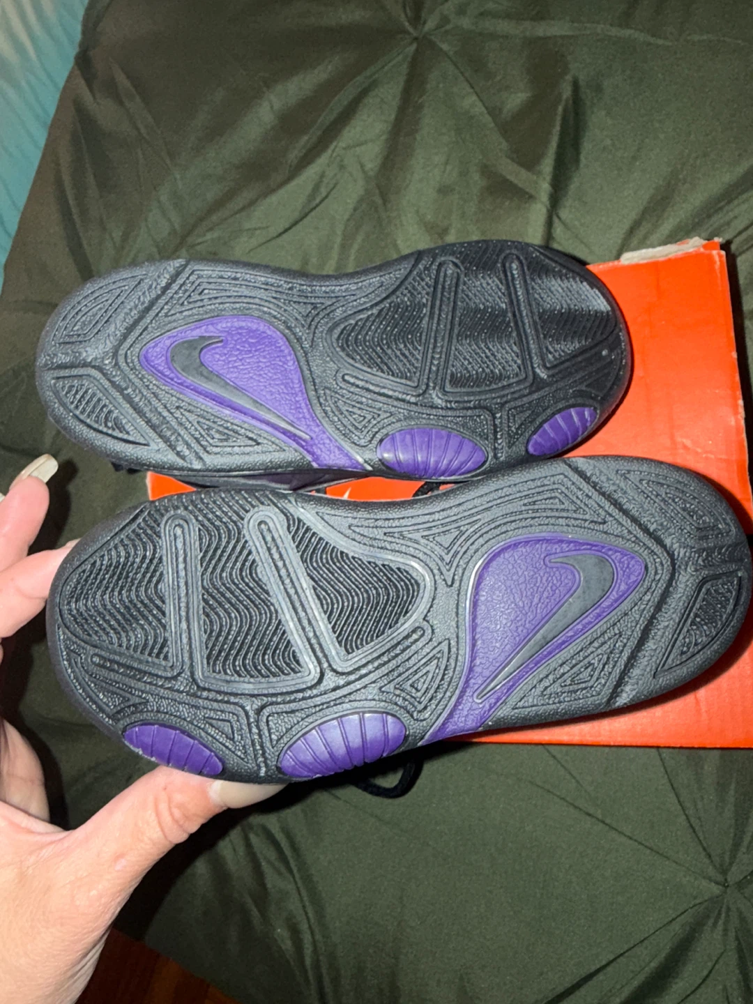 Nike Lil Penny Posite Black/Purple Shoes - photo 2