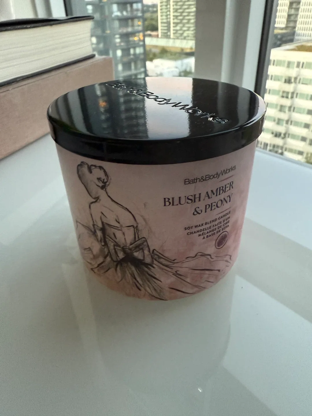 New Bath & Body Works Blush Amber & Peony Candle thumbnail