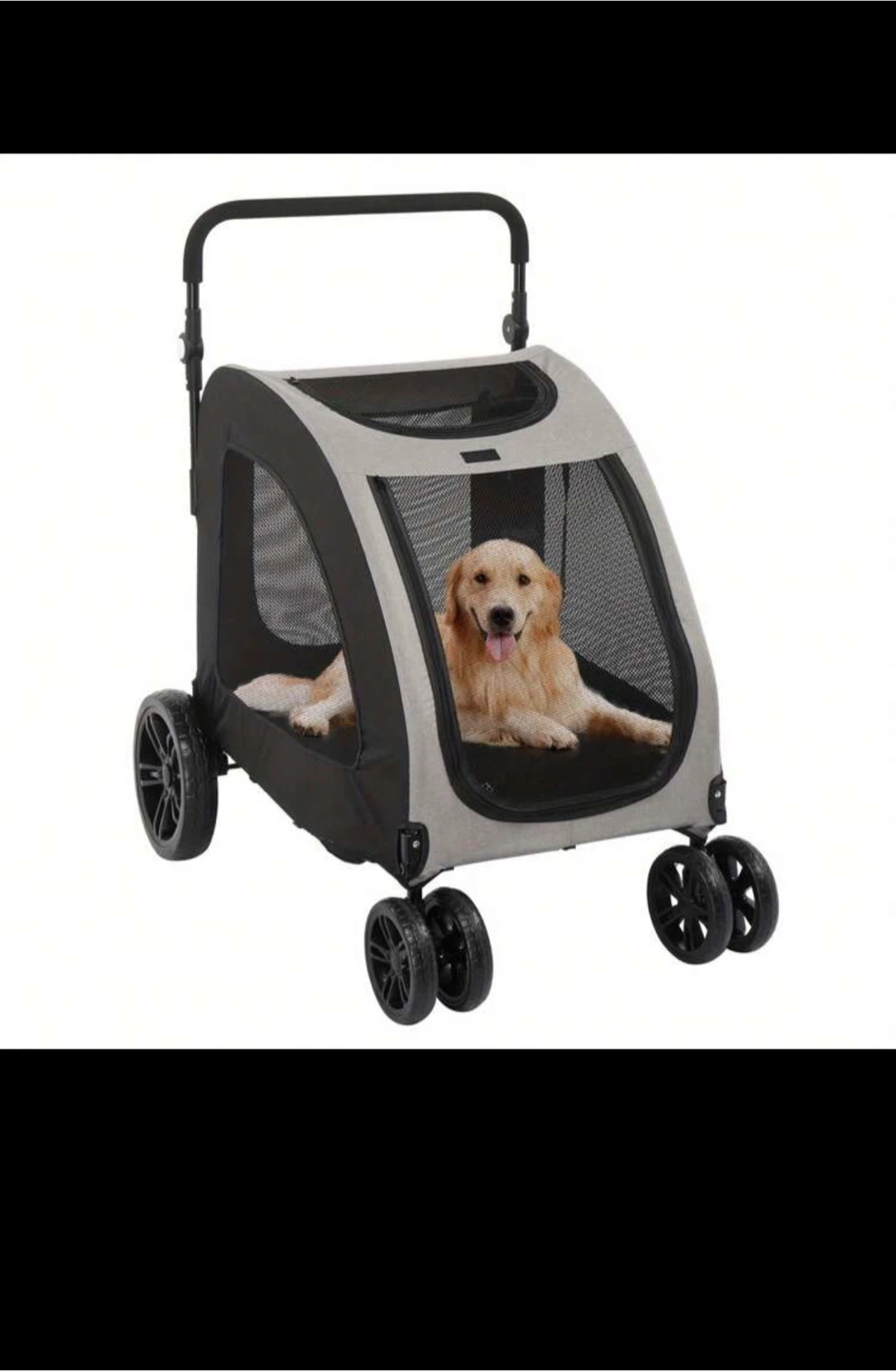 Pet Stroller with Mesh Window XL - photo 3