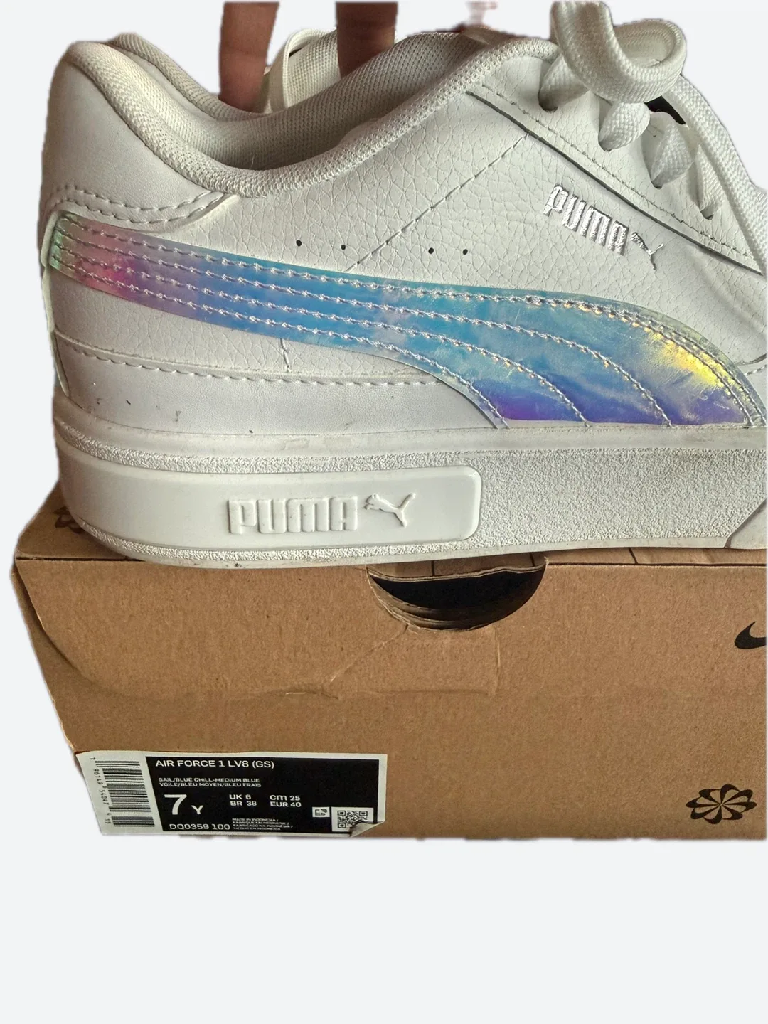 Puma CA Pro Holo White Sneakers - Size 6 image indicator(5)