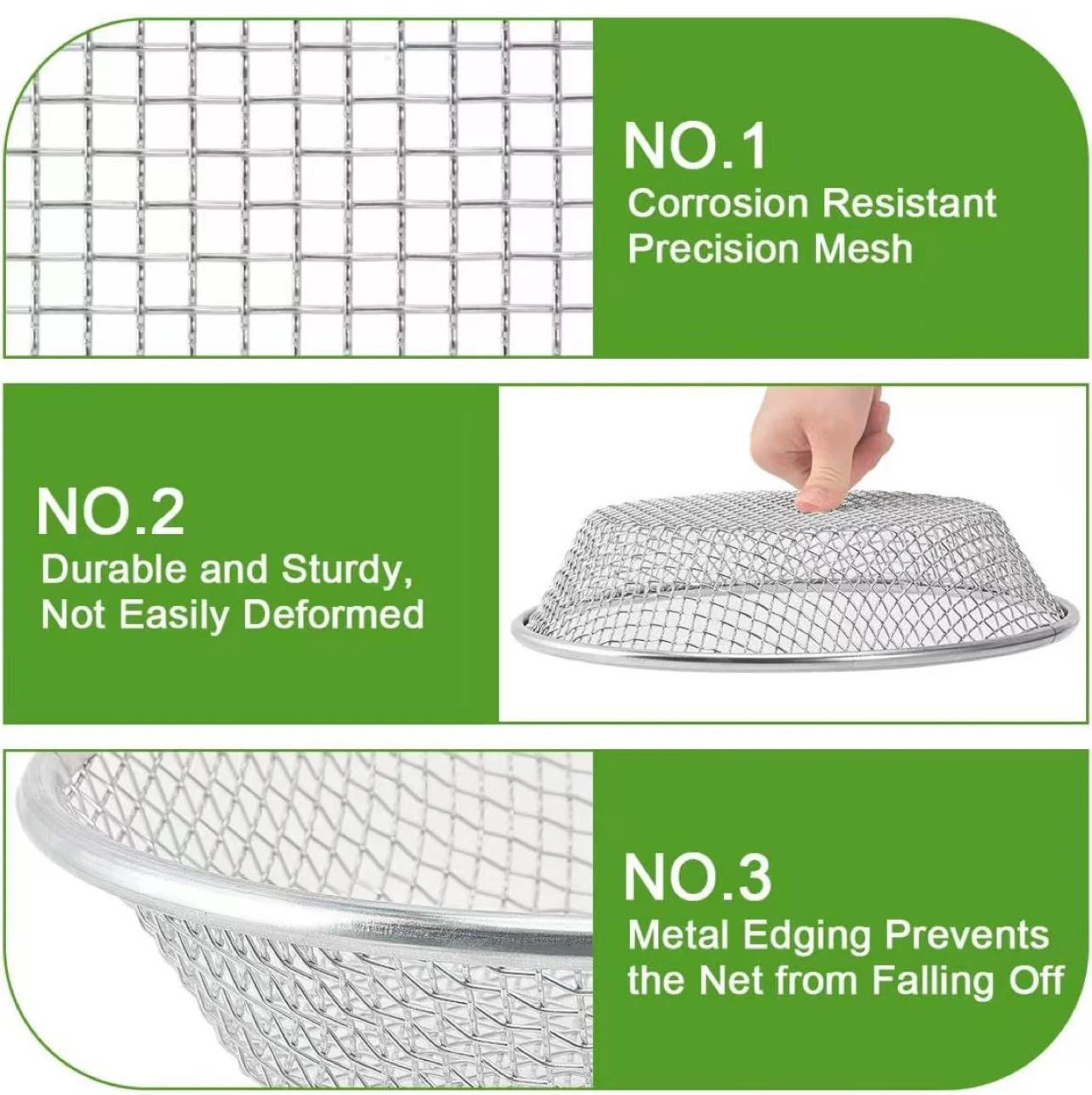 Soil Sifter with Stainless Steel Mesh - 11.8 inch - photo 4