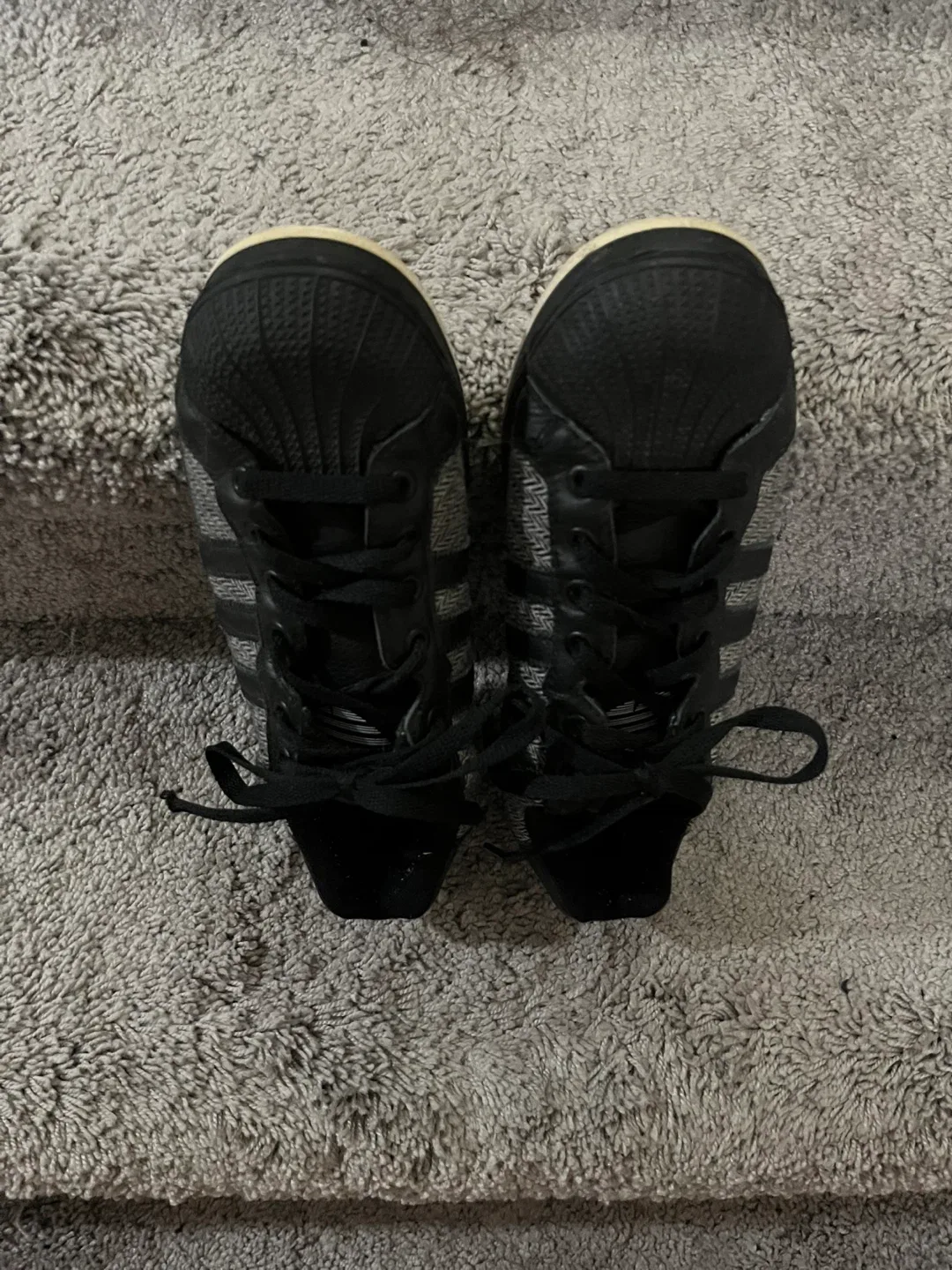 Adidas Superstar Black Sneakers image indicator(8)