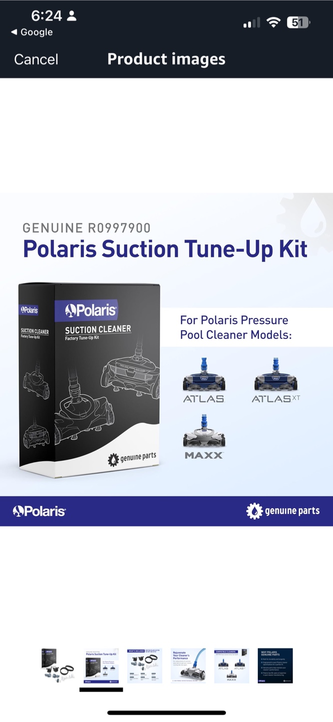 Polaris Suction Tune-Up Kit R0997900