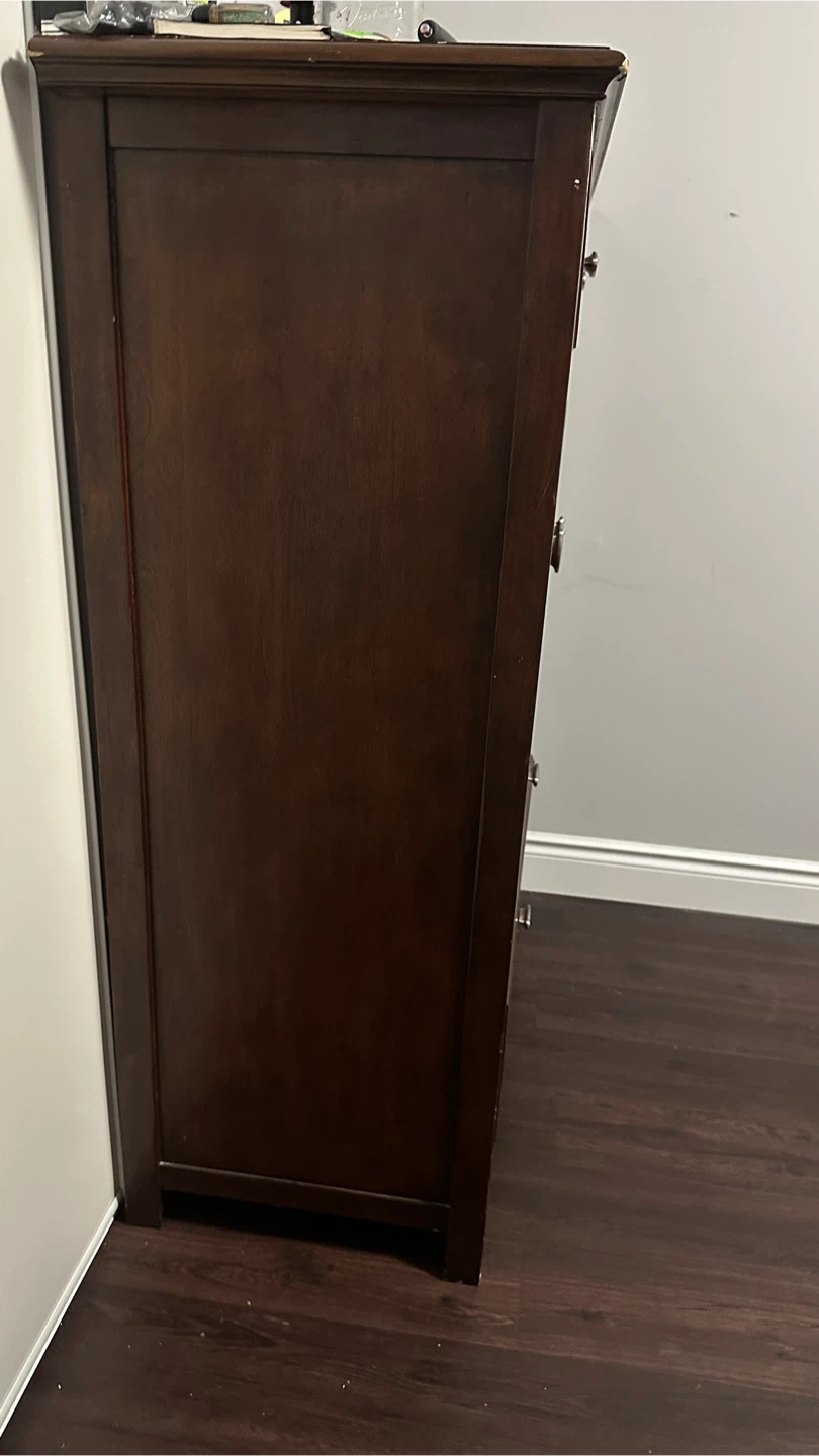 Wooden Dresser - Dark Brown - photo 2