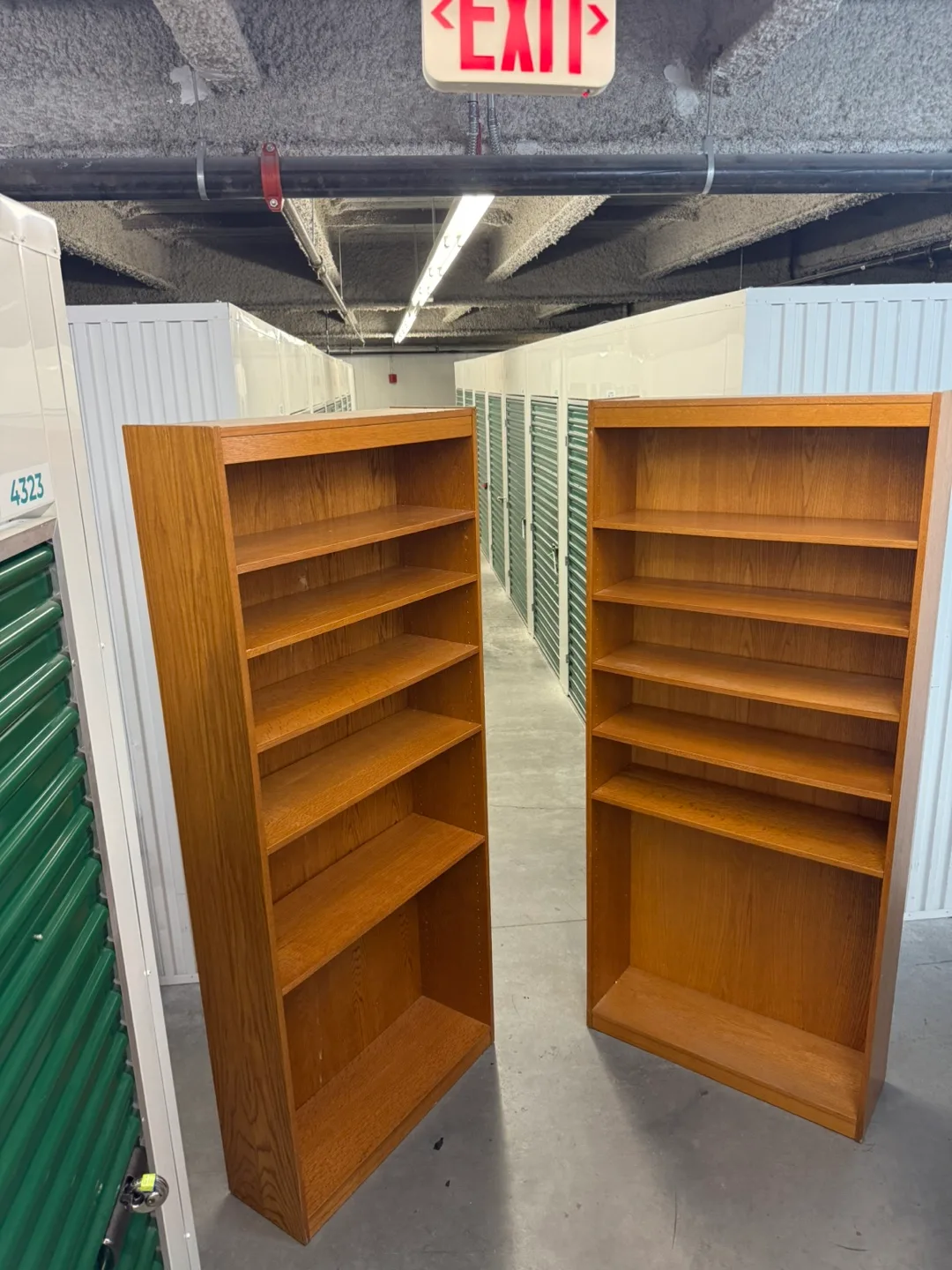 WOODEN BOOKCASE (1 left) - Shelving Unit image indicator(9)