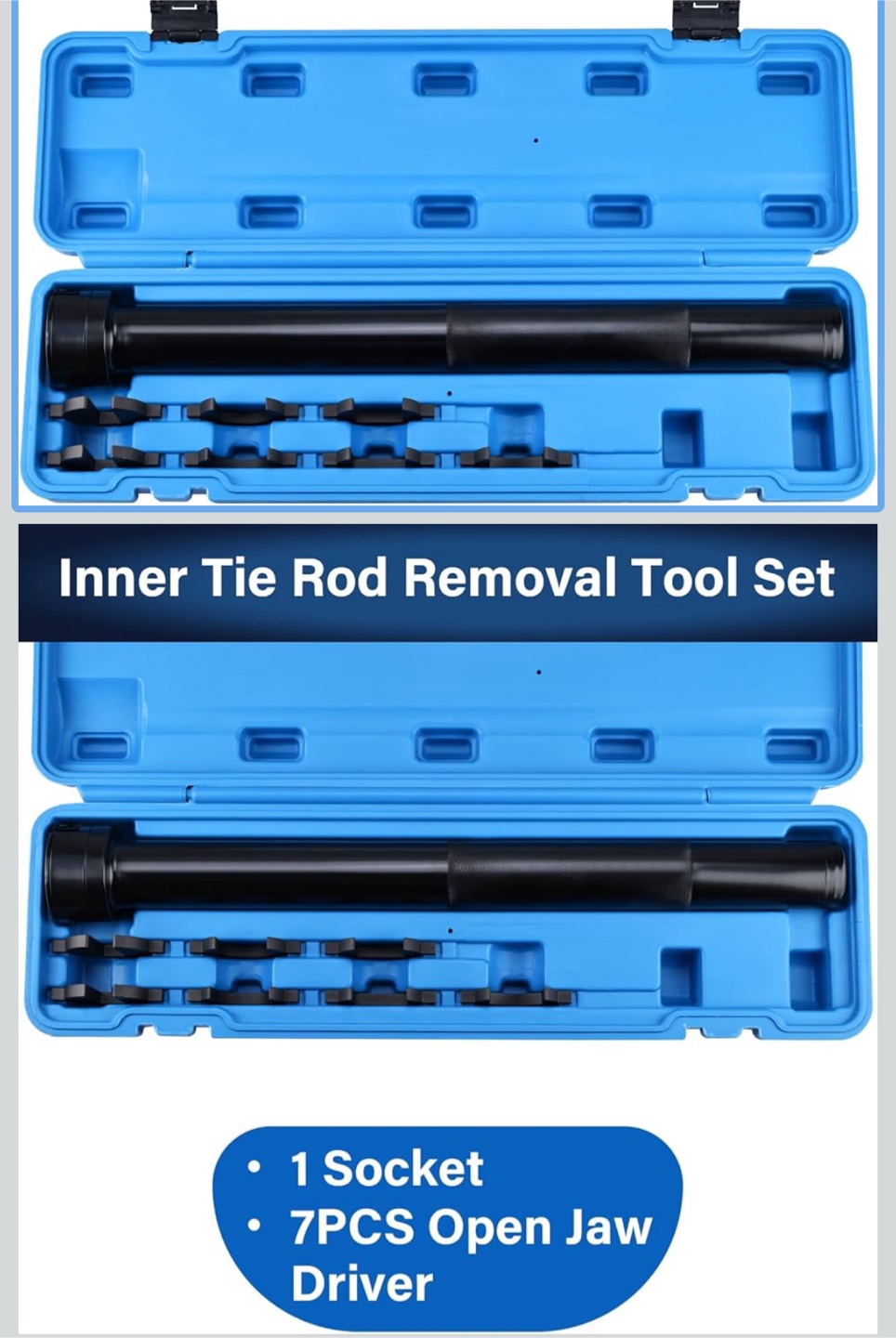 Inner Tie Rod Removal Tool Set - Socket & Open Jaw Driver - photo 5