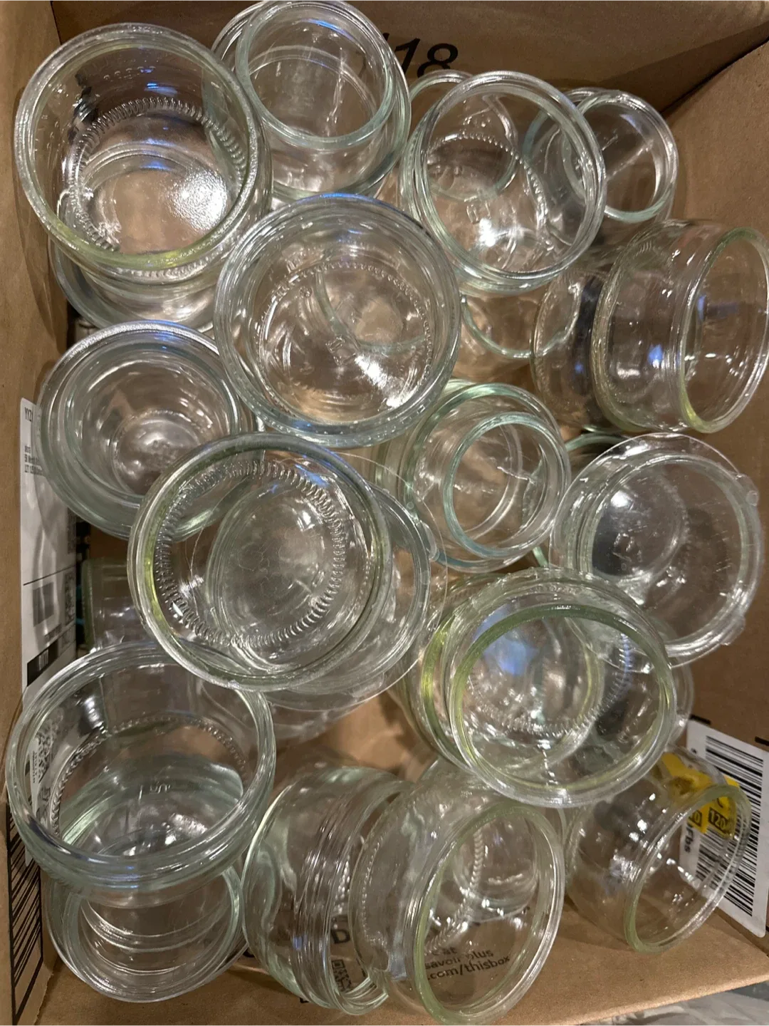 🥕Small randomized Glass  Jars - Set of 25+ thumbnail