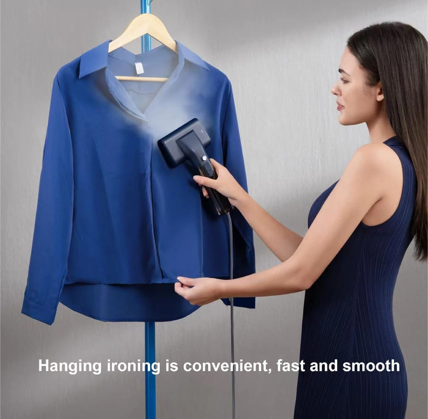 Portable Handheld Clothes Steamer - White - photo 5