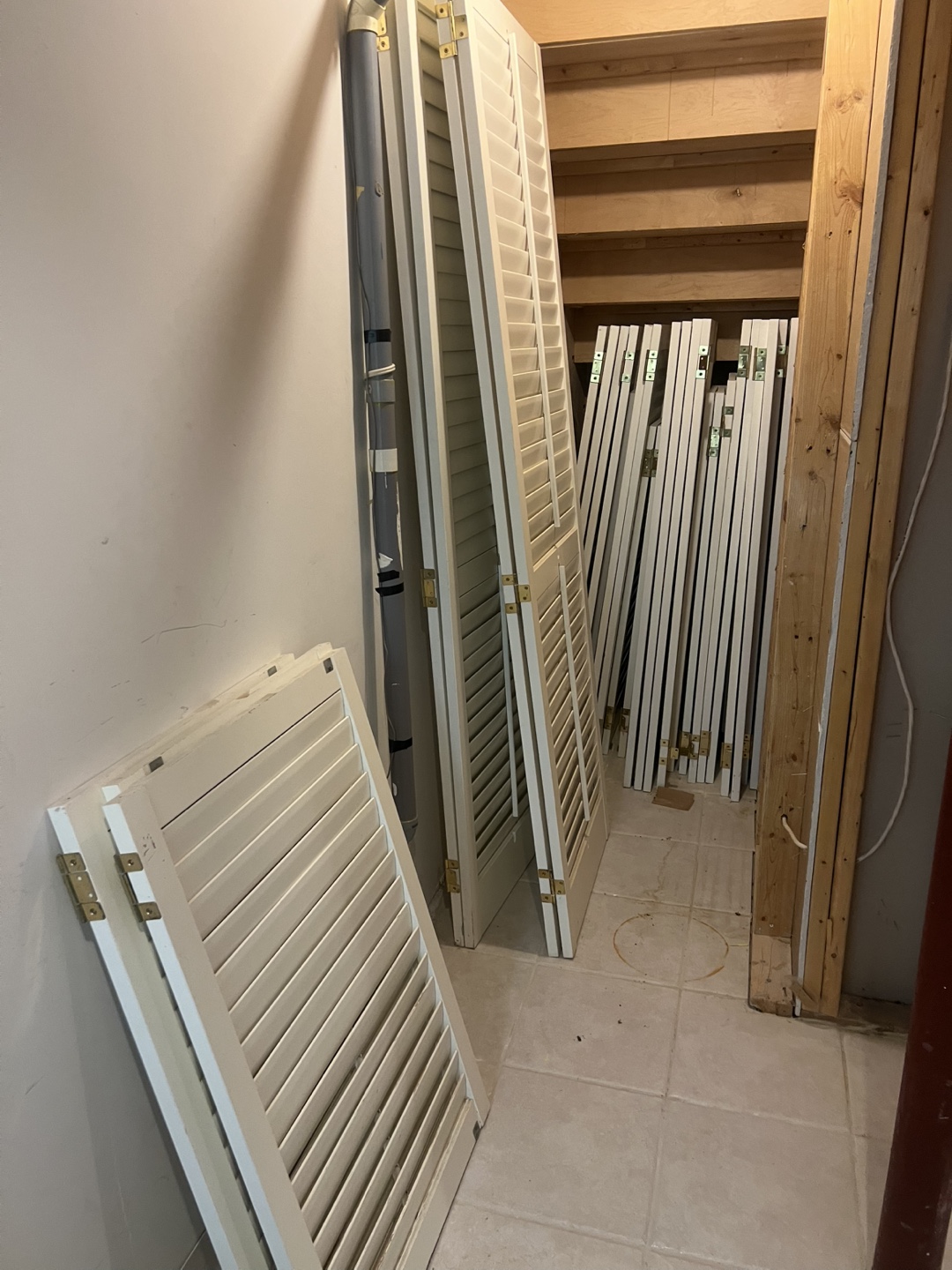 White Window Wood Shutters