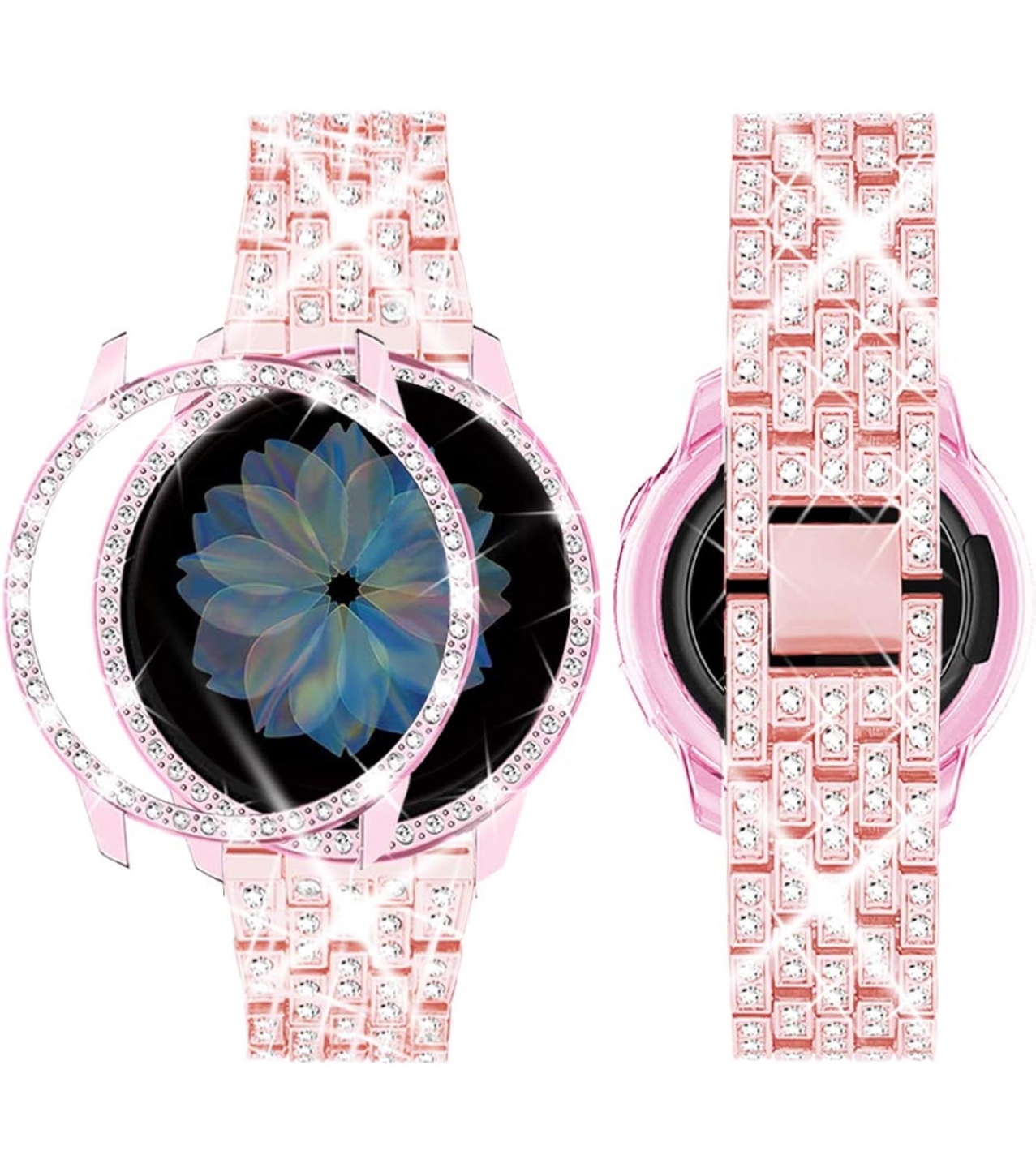 Pink Rhinestone Samsung Galaxy Watch Case