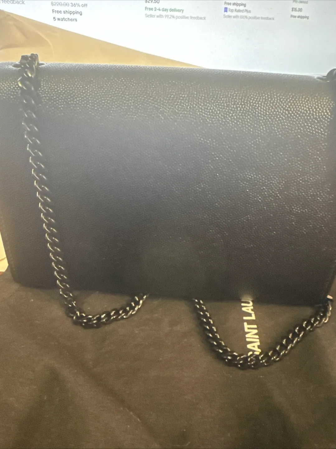 Saint Laurent Black Chain Wallet image indicator(4)