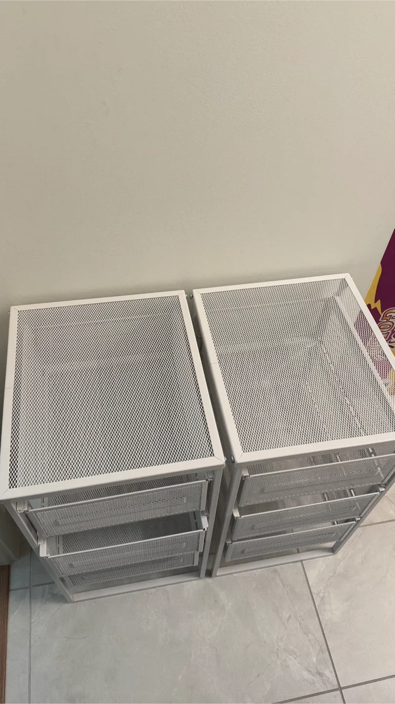 IKEA LENNART Drawer Unit - White(set of 2) image indicator(4)