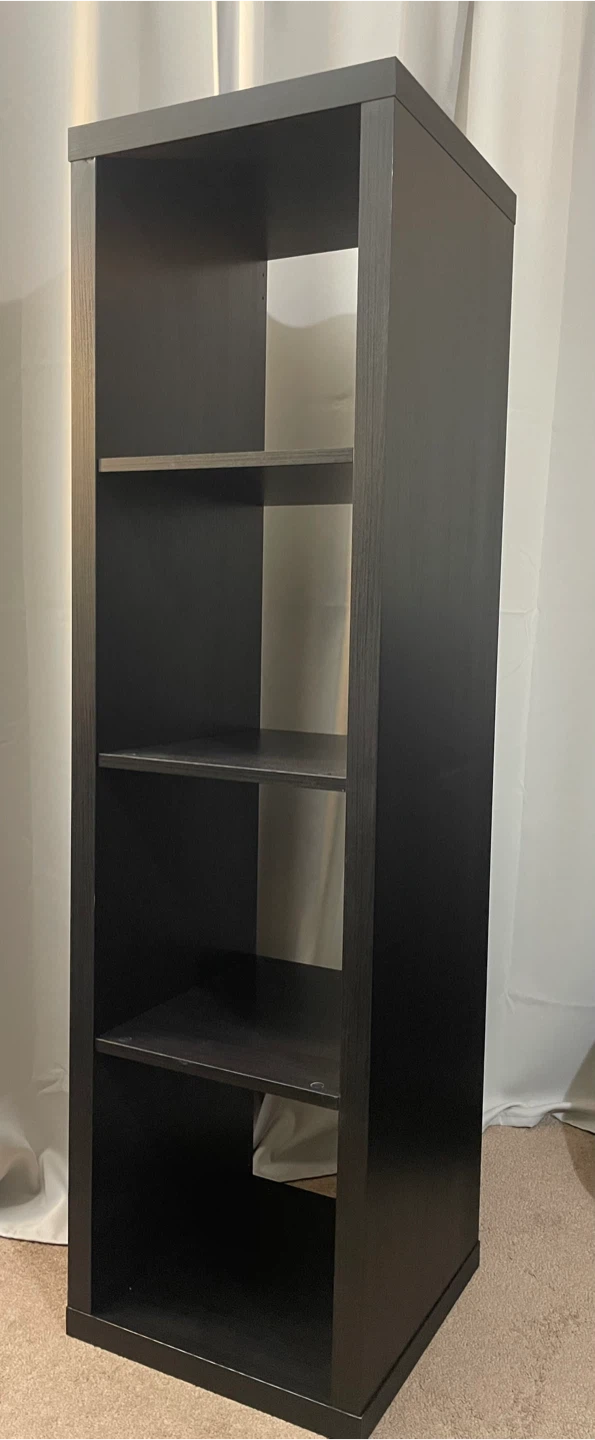 Move out Sale - IKEA Kallax Shelf Unit with 4 Gray Inserts