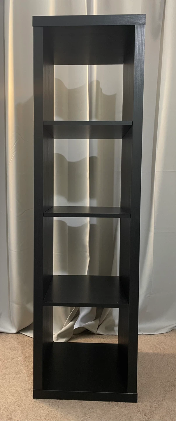 Move out Sale - IKEA Kallax Shelf Unit with 4 Gray Inserts - photo 2