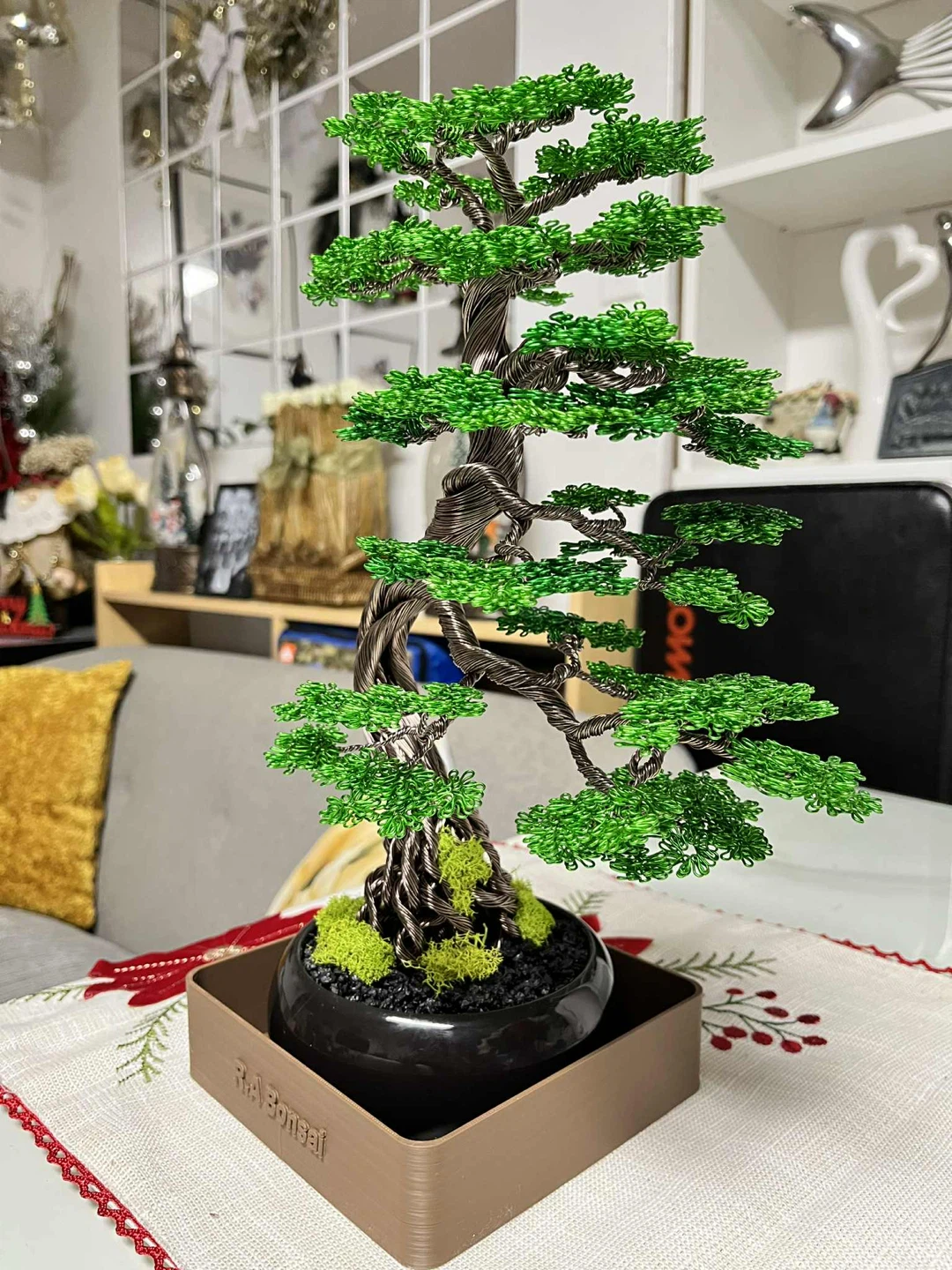 Handcrafted Aluminum wire bonsai Tree - photo 4