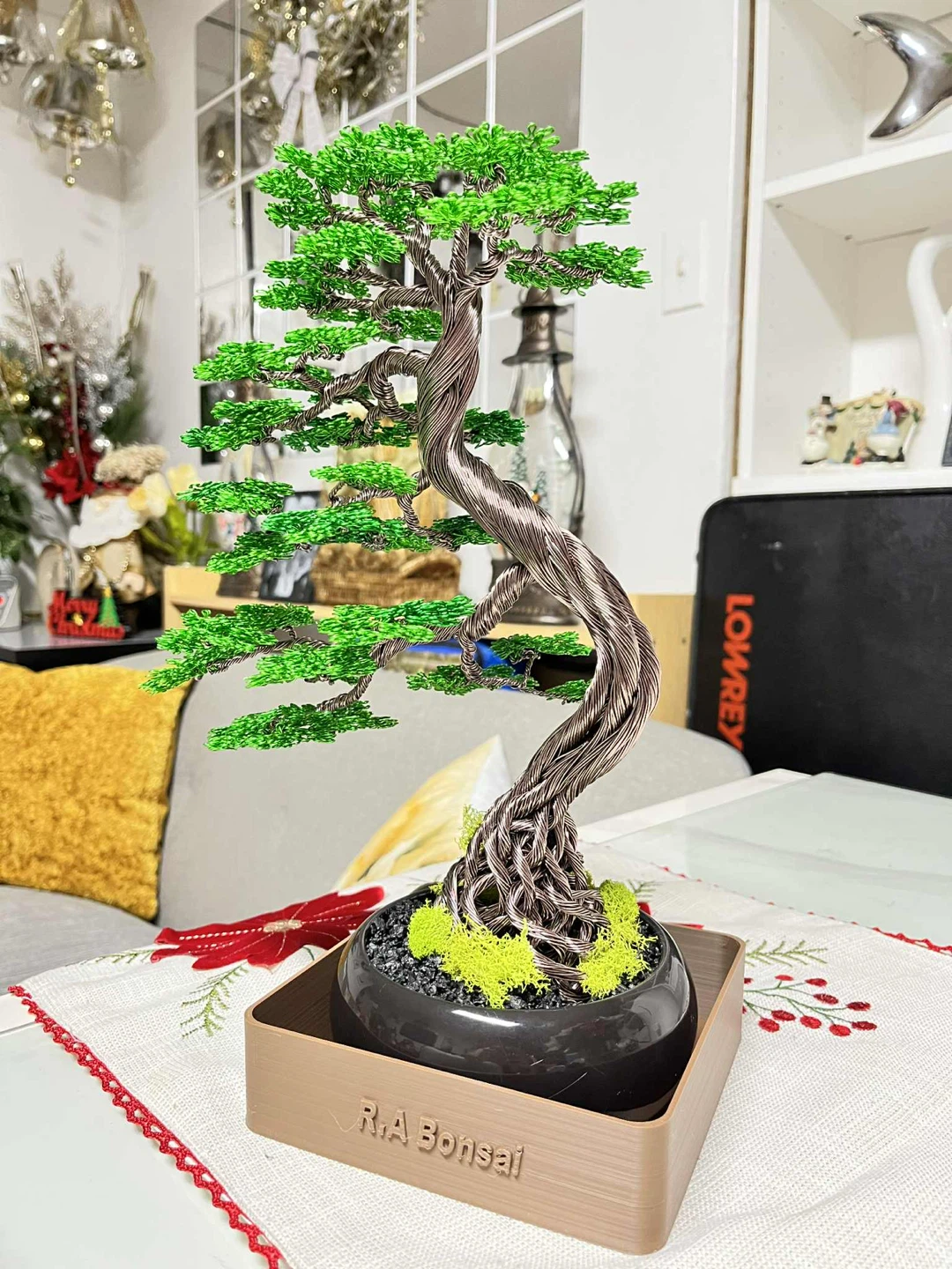 Handcrafted Aluminum wire bonsai Tree - photo 5
