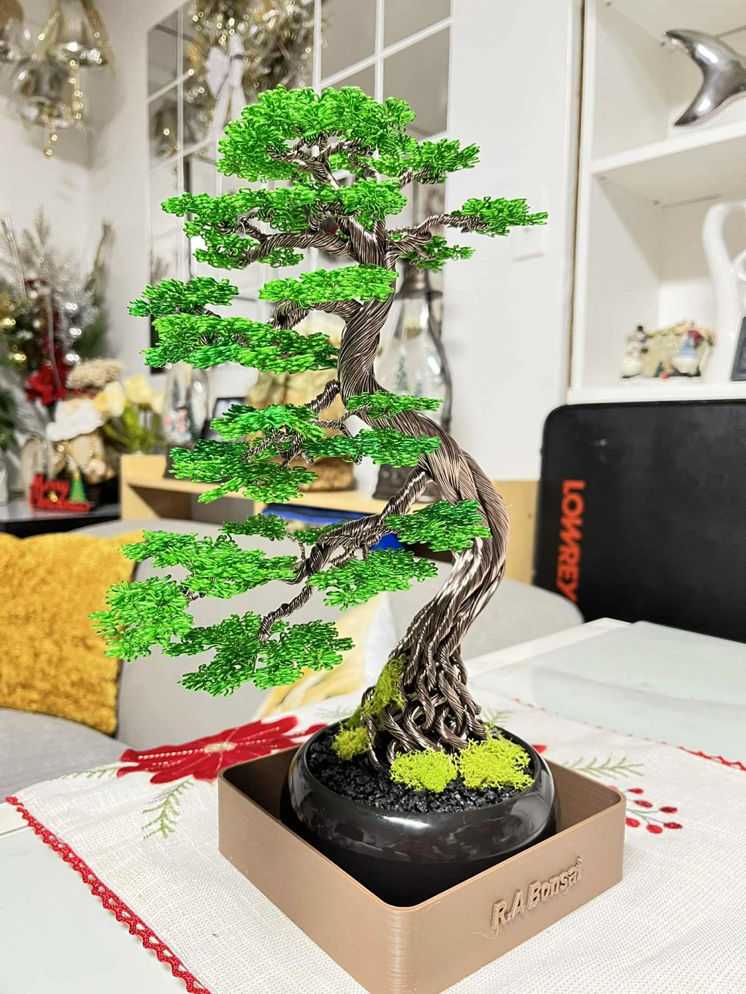 Handcrafted Aluminum wire bonsai Tree - photo 3