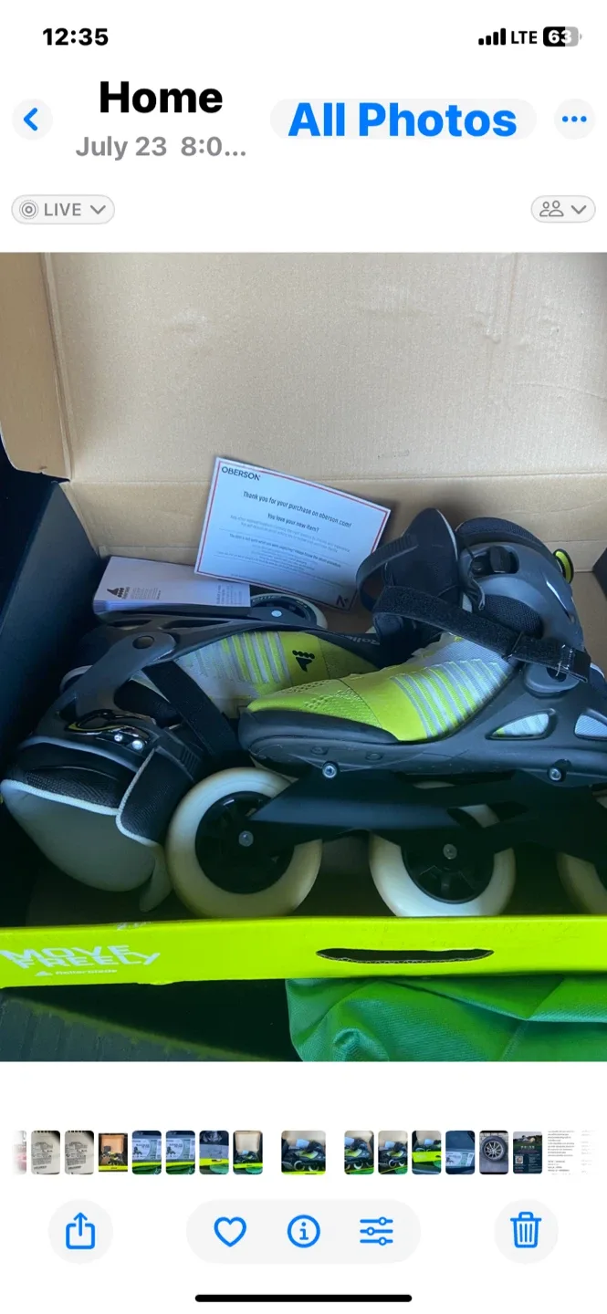 Rollerblade Bladerunner Inline Skates - Size 10 image indicator(2)