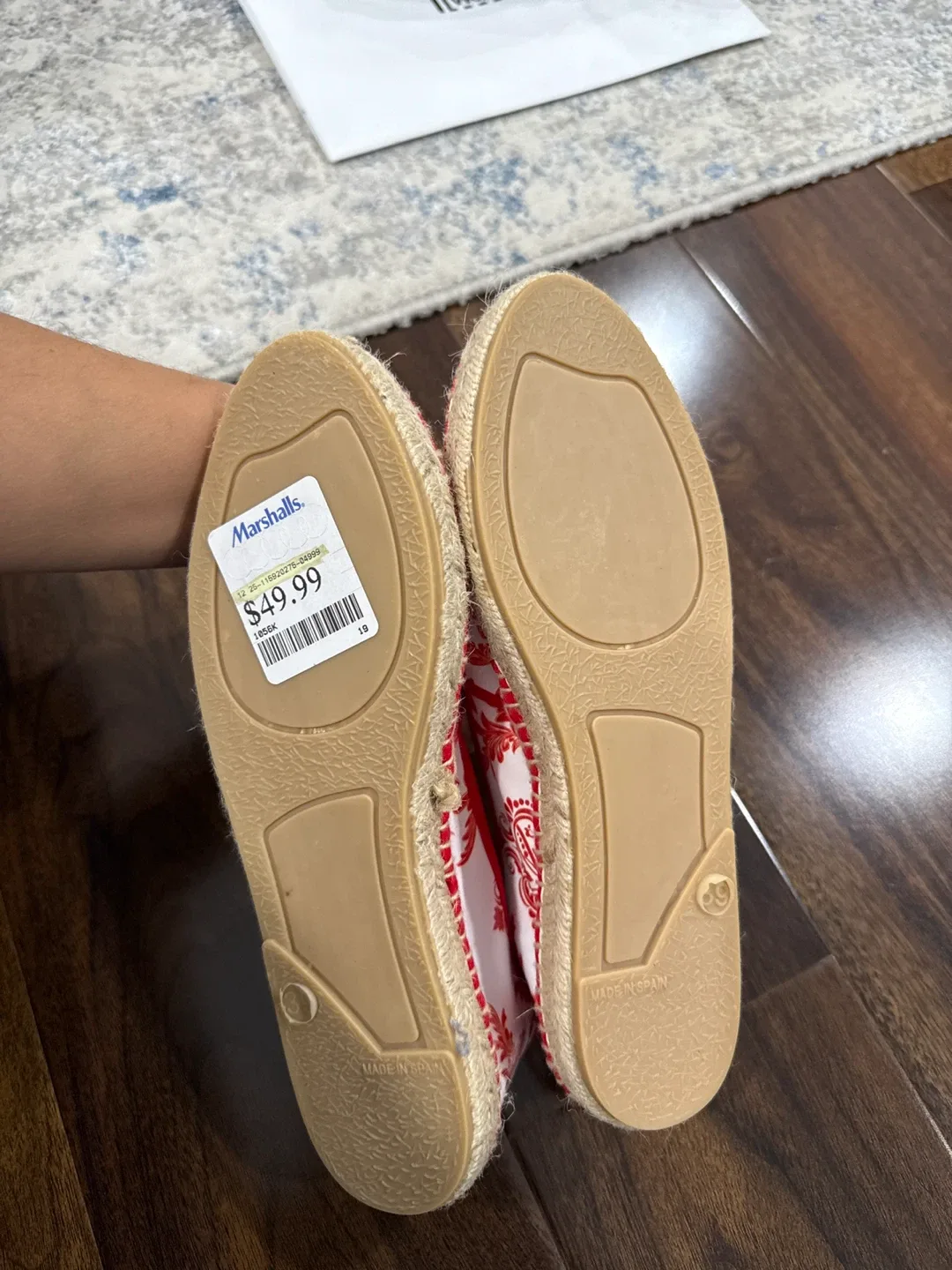 Picon White/Red Espadrilles - Size 8 image indicator(2)