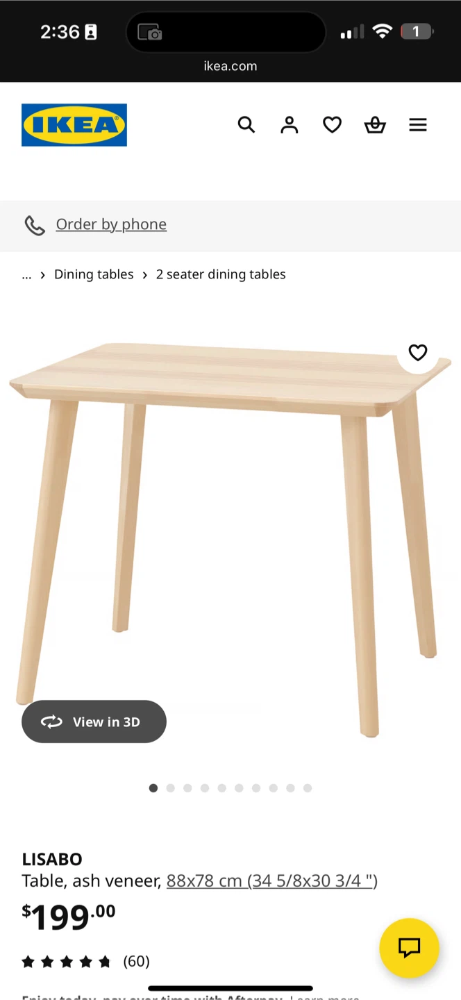 LISABO dinning table