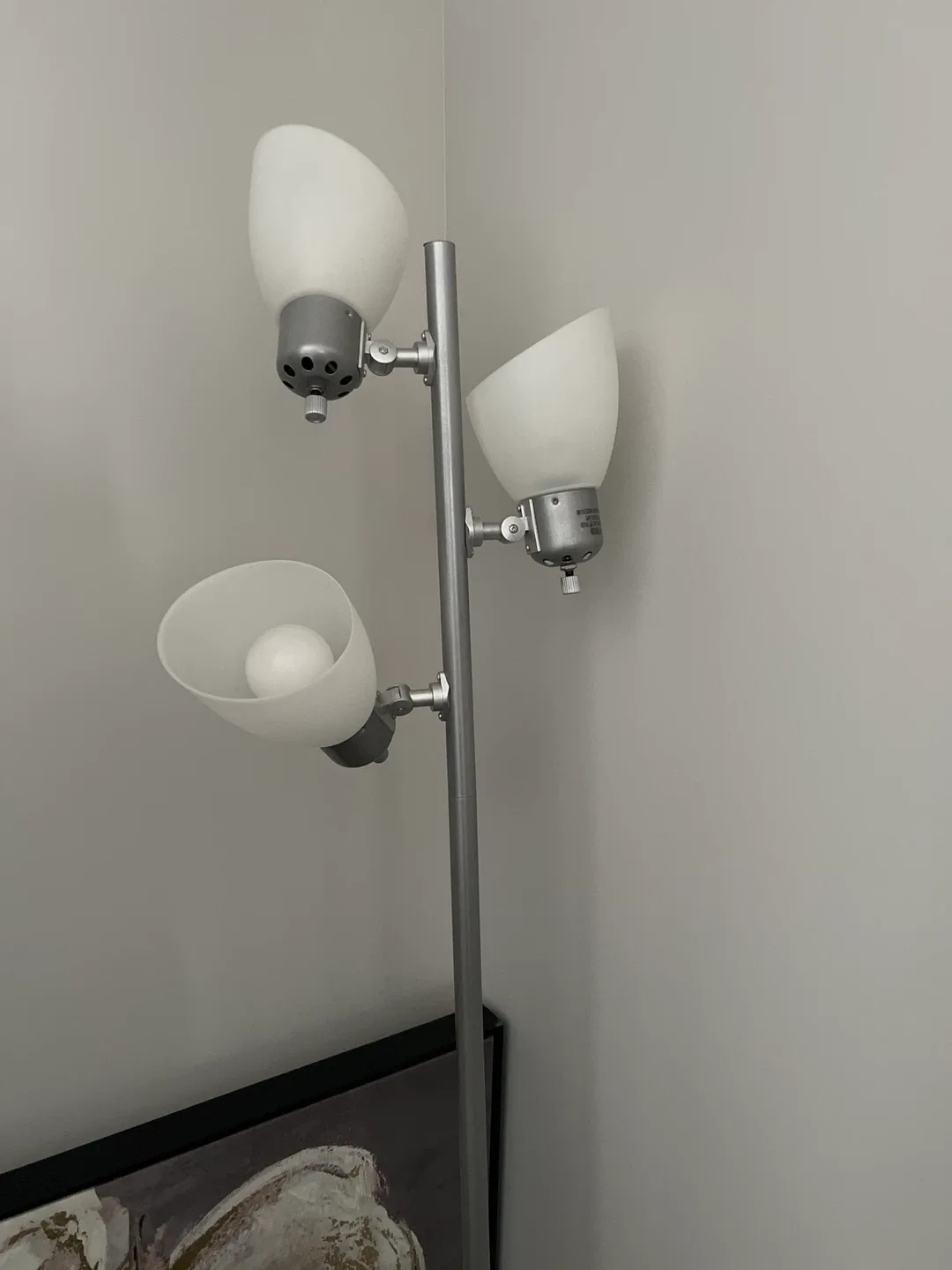 Silver Finish 3-Light Tree Lamp image indicator(2)