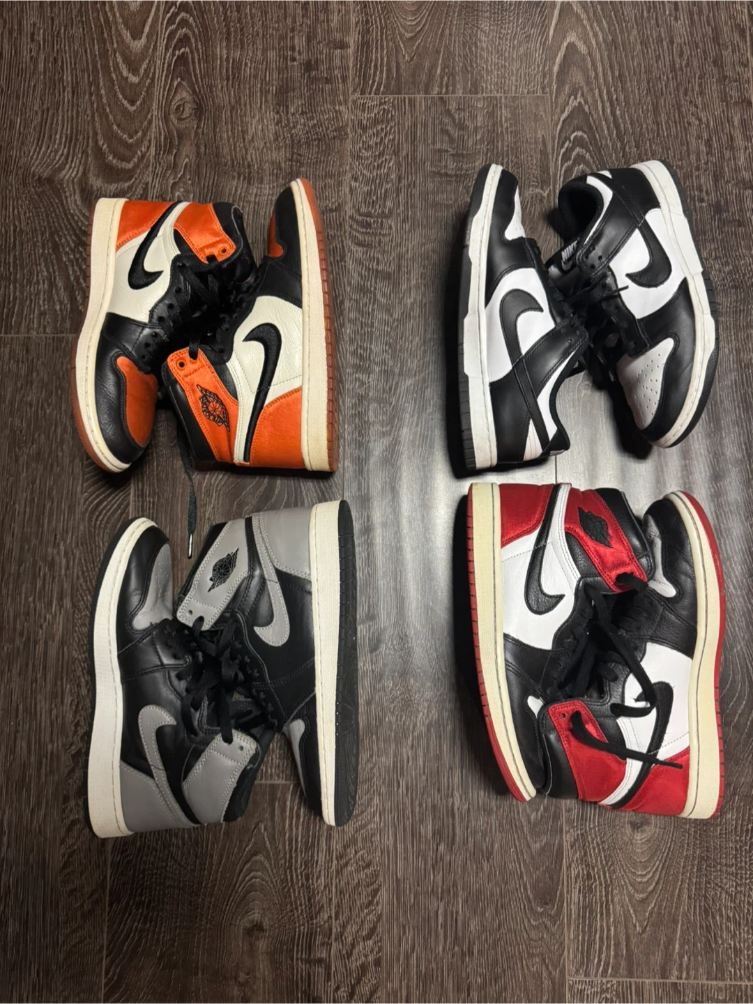 Nike Dunk Low Panda & Air Jordan 1s