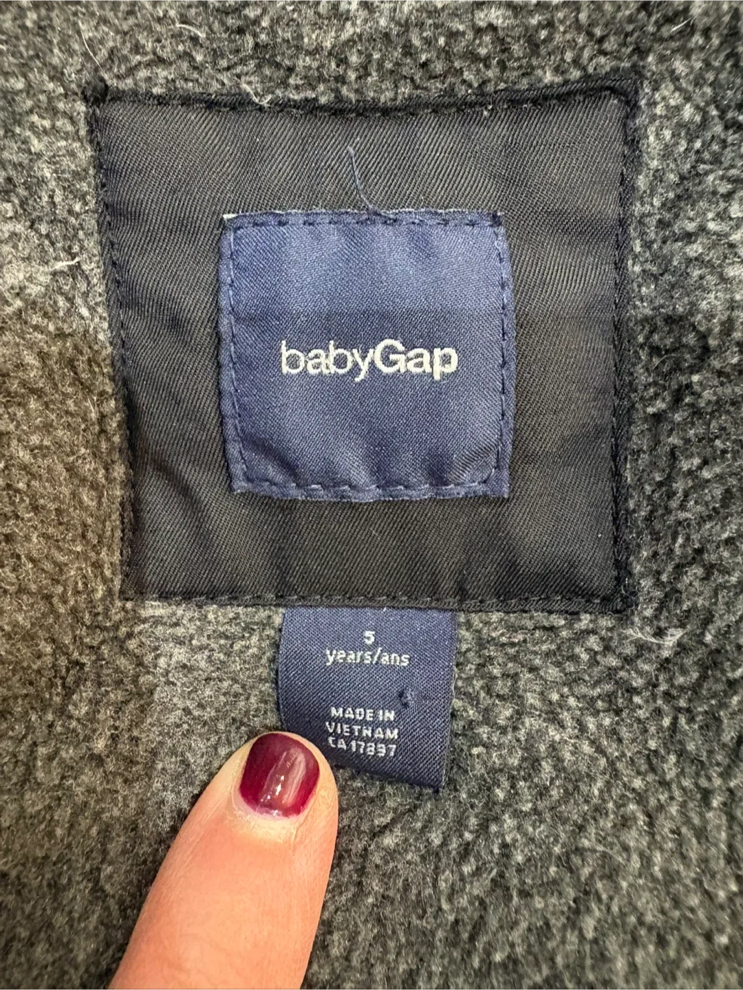 DOWN FILLED Baby Gap Winter Coat - Size 5T image indicator(2)