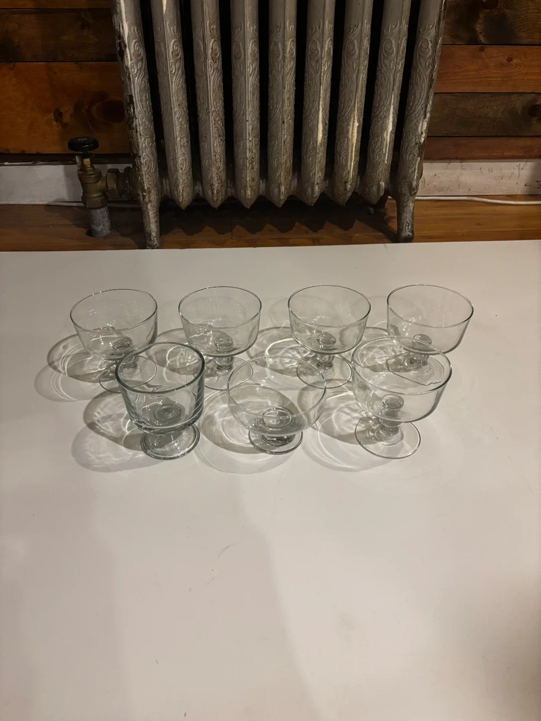 Set of 7 Cocktail/Dessert Glasses